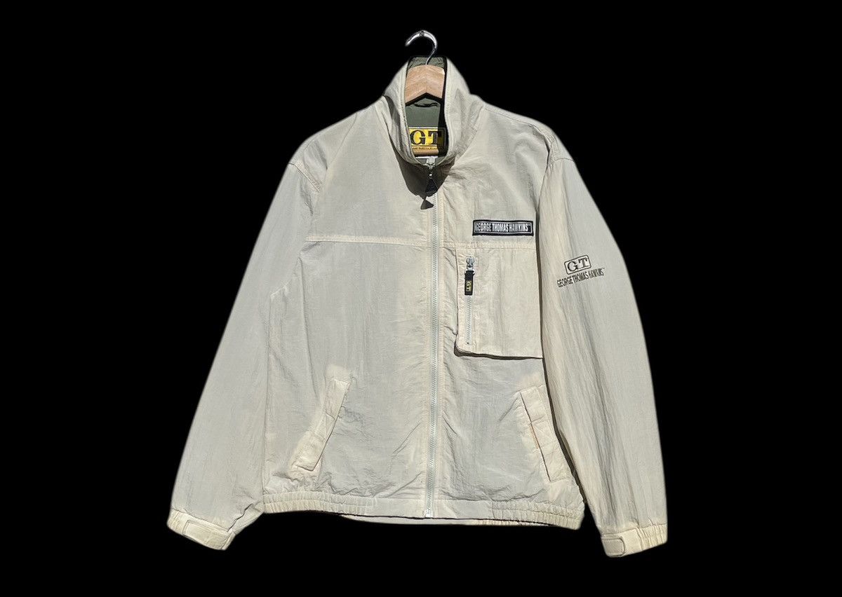 Vintage 🔥Accept Binding🔥 George Thomas Hawkins Windbreaker jacket Size US M / EU 48-50 / 2 - 1 Thumbnail