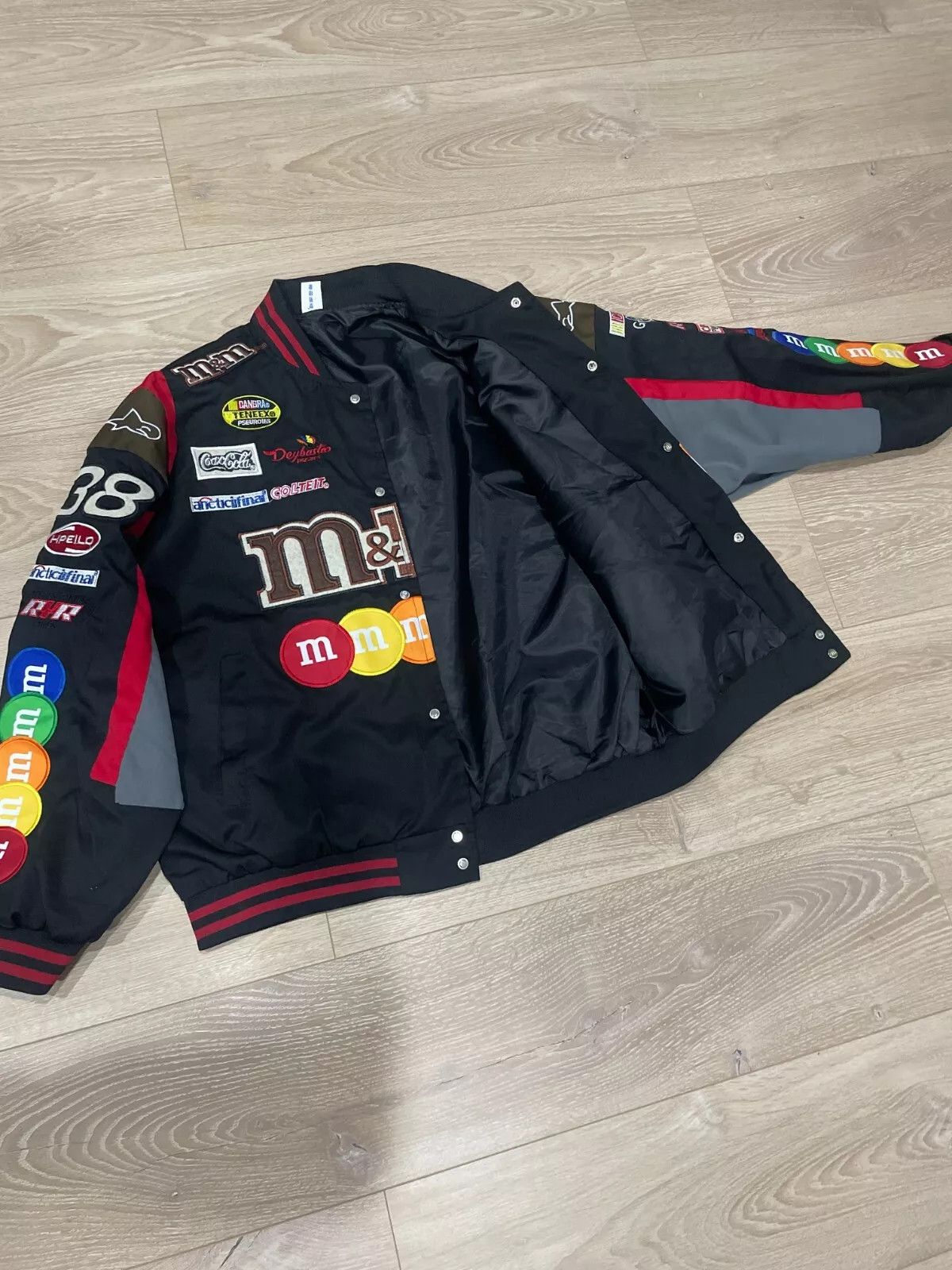 Jeff Hamilton × NASCAR × Vintage Jeff Hamilton M&M’s Nascar Jacket Size US L / EU 52-54 / 3 - 5 Thumbnail
