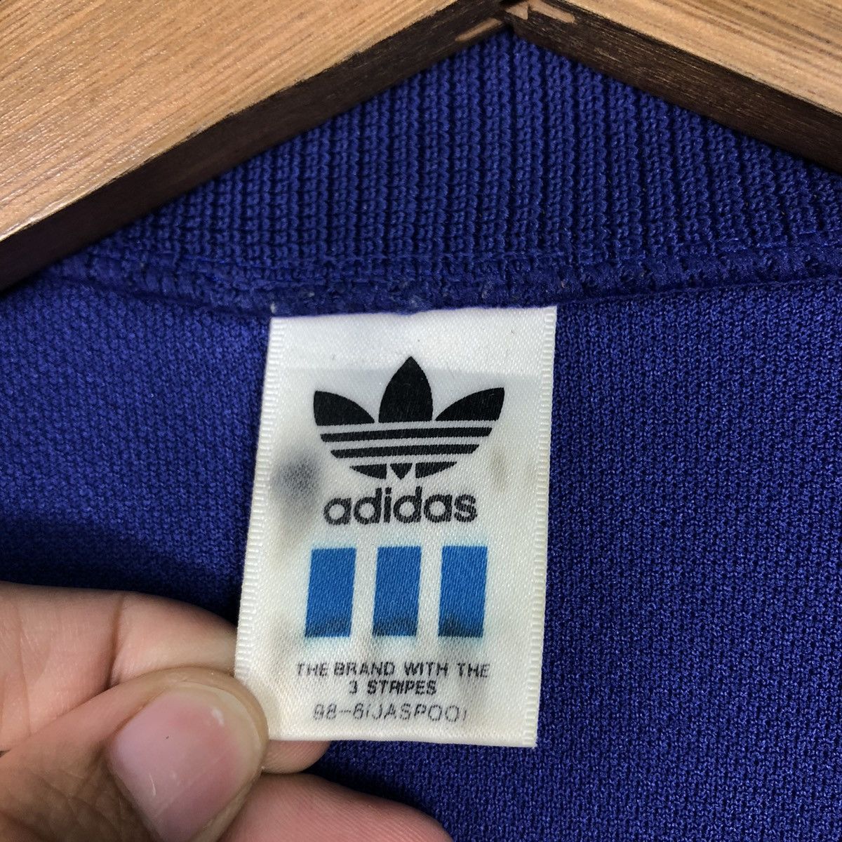Adidas Vintage Adidas Trefoil Track Jacket 80s/90s – Royal Blue Size US M / EU 48-50 / 2 - 20 Thumbnail