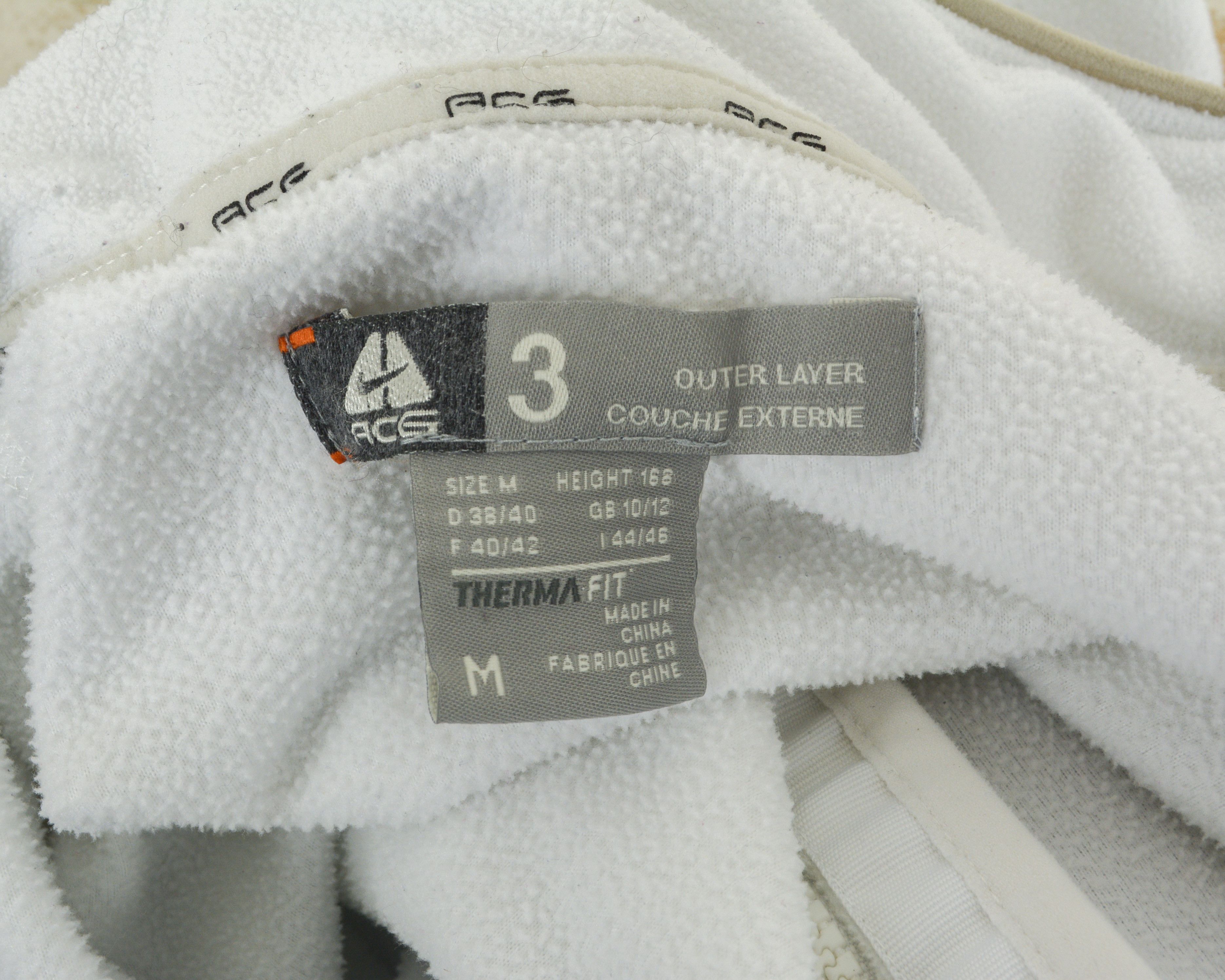 Nike ACG Therma Fit Layer 3 Womens M Fleece Jumper Jacket White Top Size M / US 6-8 / IT 42-44 - 5 Thumbnail