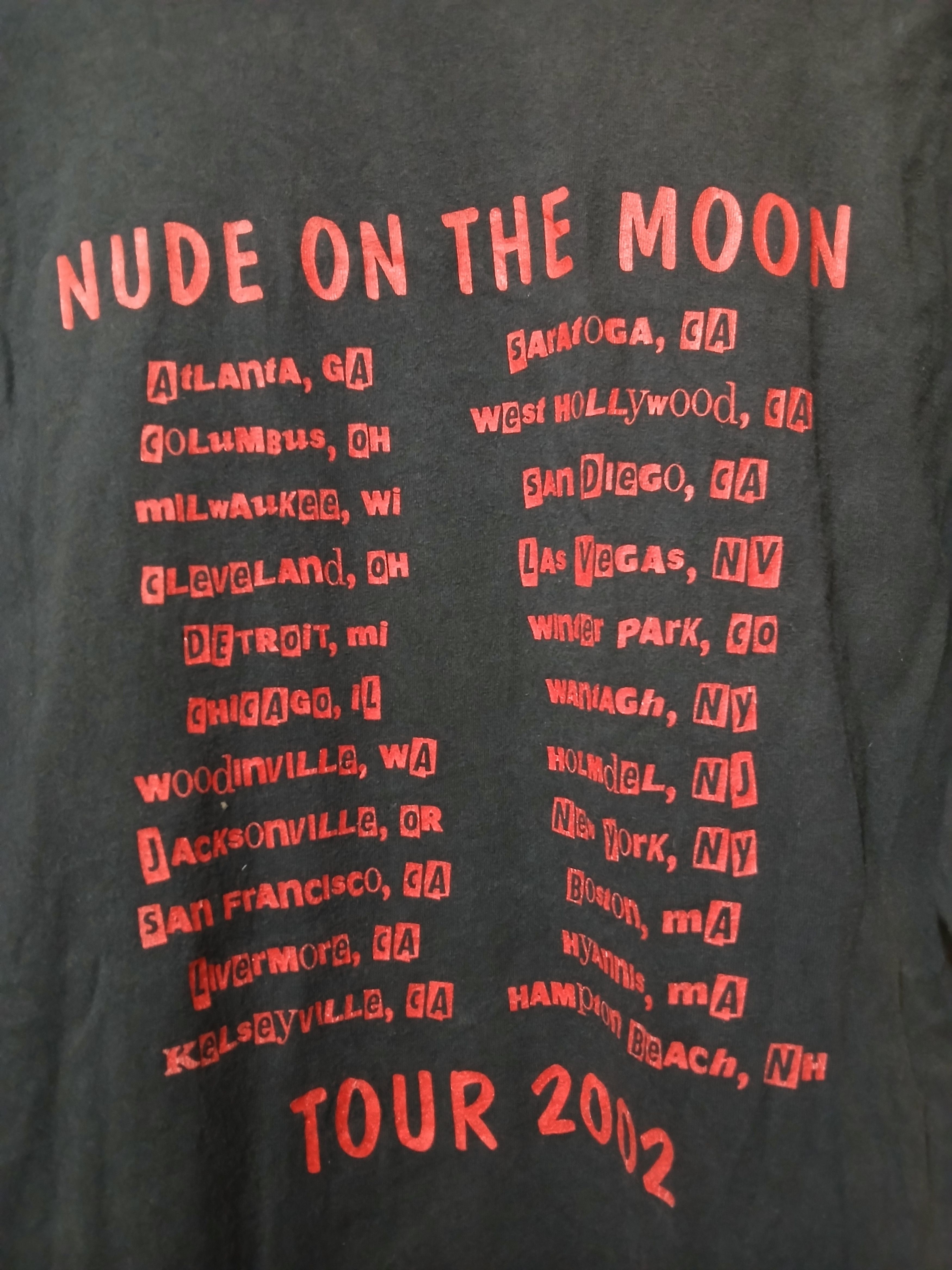 Hanes T-shirt Band Vintage The B-52s Nude On The Moon Tour 2002 Size US XL / EU 56 / 4 - 5 Thumbnail