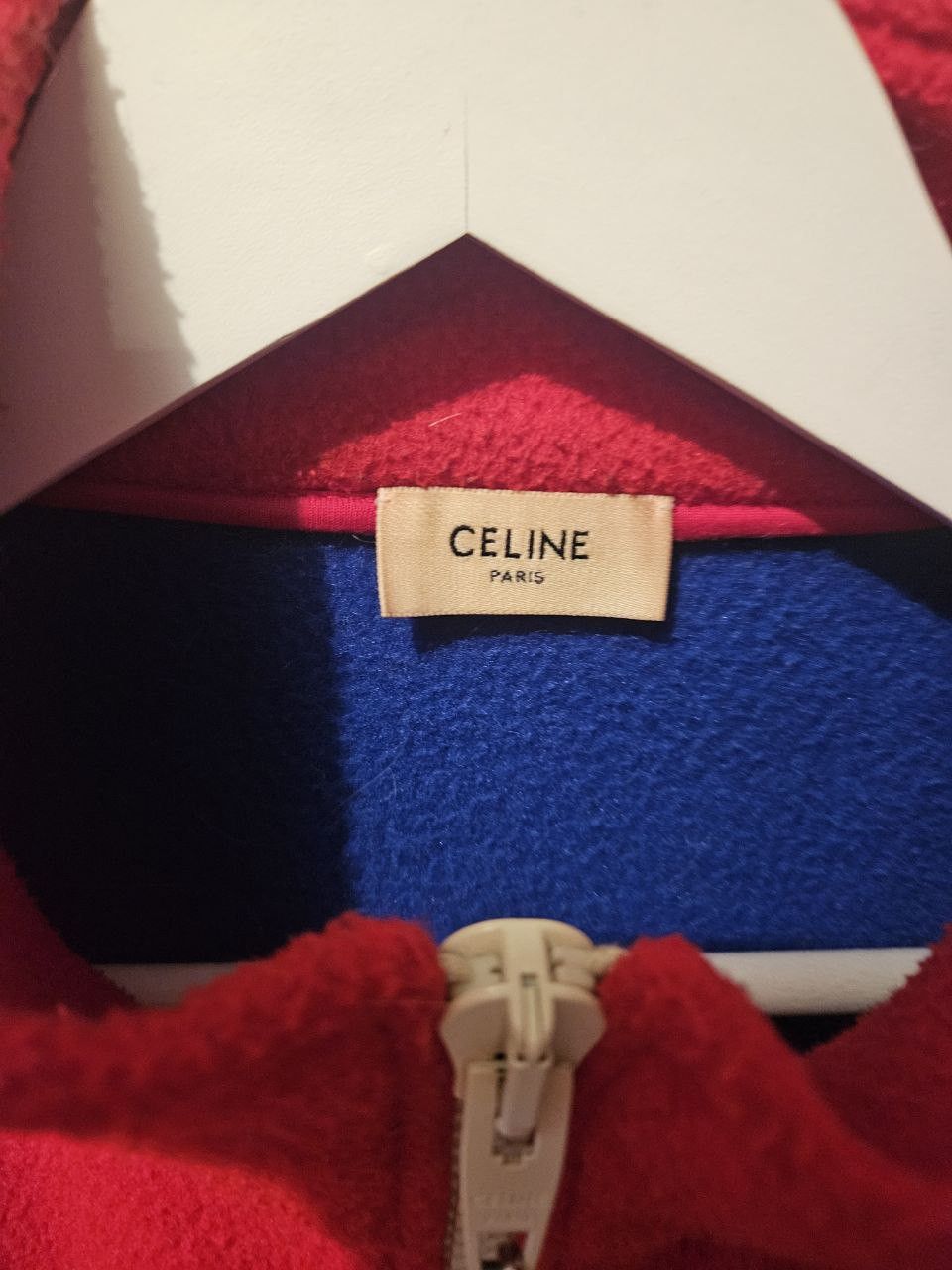 Celine Colour-Block Fleece Track Jacket Size US S / EU 44-46 / 1 - 4 Thumbnail