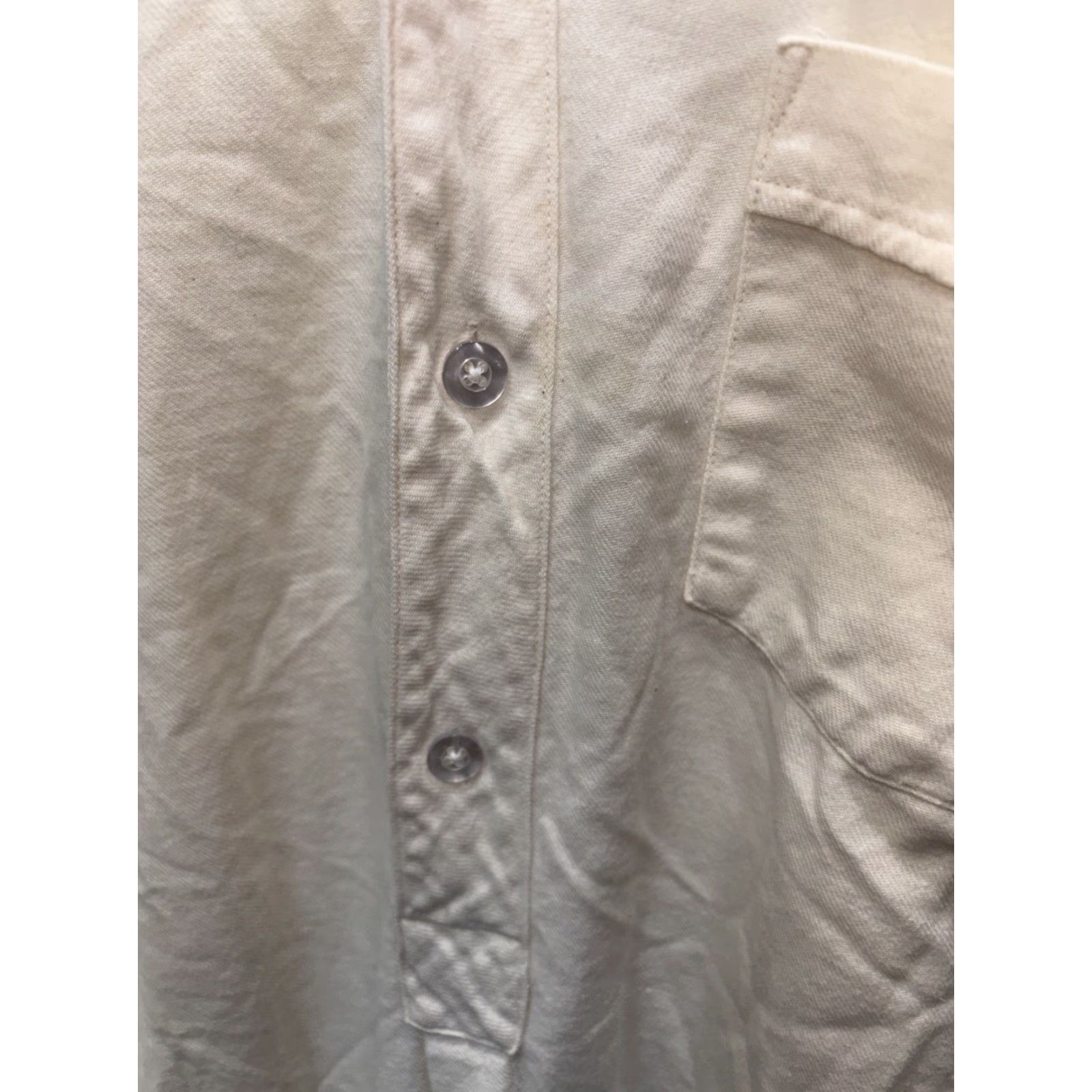 Vintage VINTAGE L.L. Bean Nightshirt Women Ivory Night Gown Sleep Shirt L 100% Cotton Long Sleeve V-Neck Cottagecore Retro Classic Cozy Nightwear Size L / US 10 / IT 46 - 4 Thumbnail