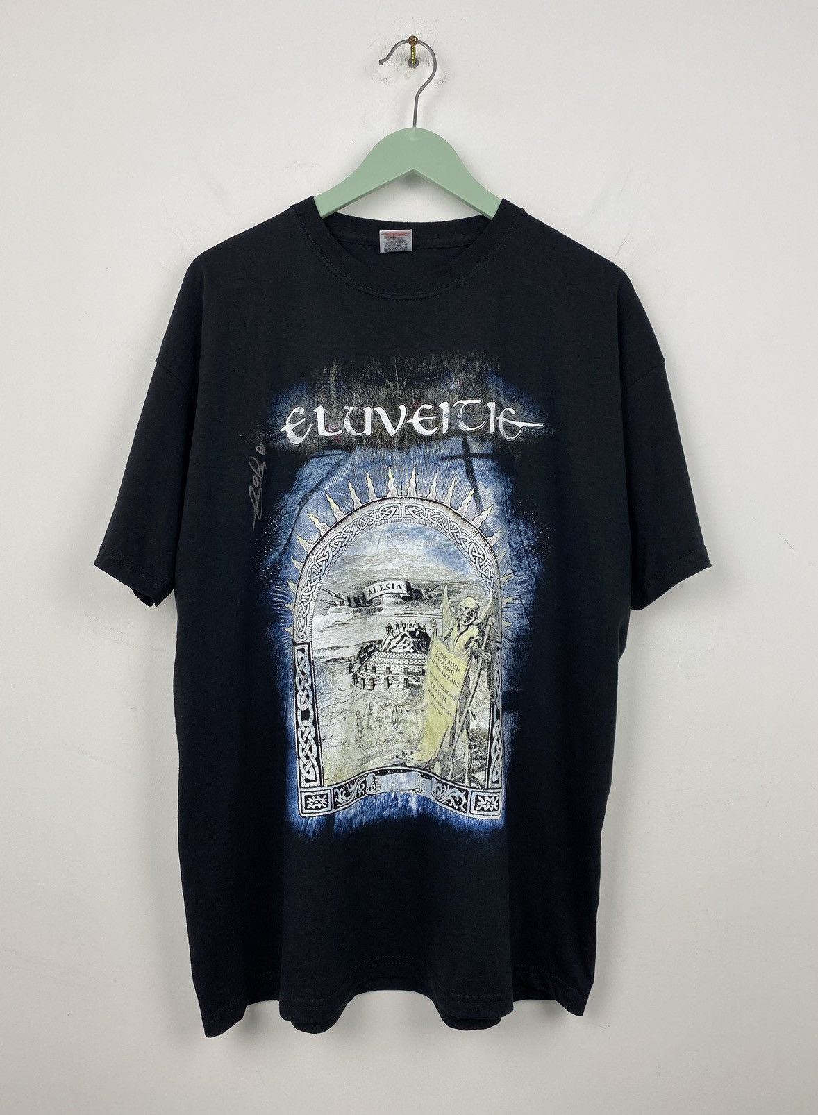 Band Tees Eluveicie Alesia Y2K T Shirt Tee Children Of Bodom Wintersun Size US XL / EU 56 / 4 - 1 Thumbnail