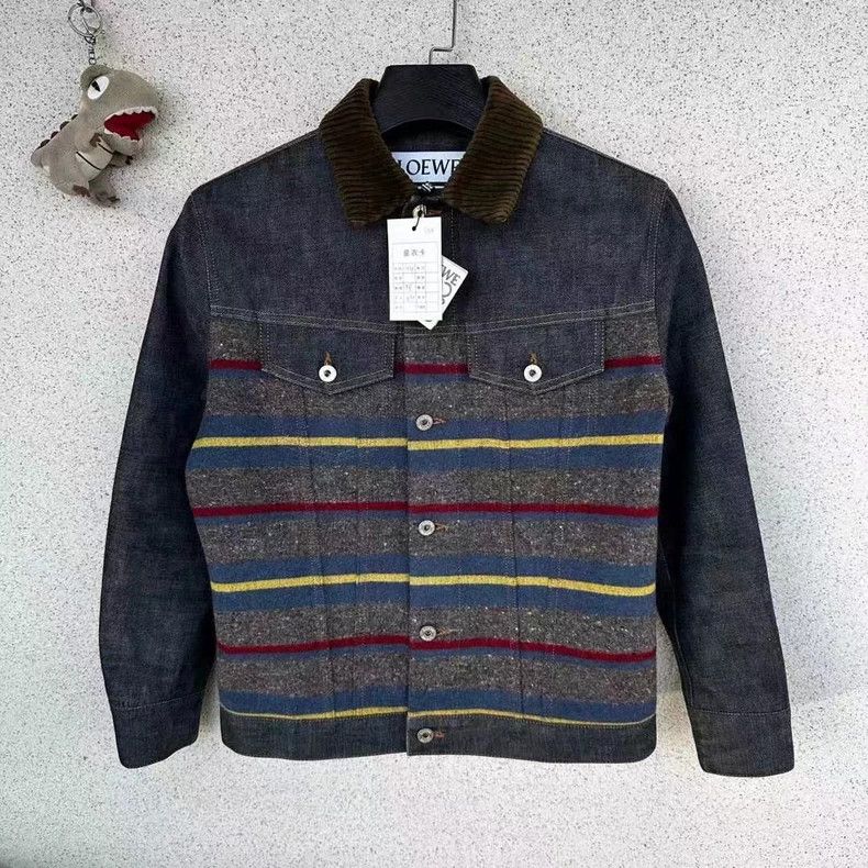 Loewe loewe Corduroy collar spliced jacket 2506-Nextarrow Size US S / EU 44-46 / 1 - 1 Thumbnail