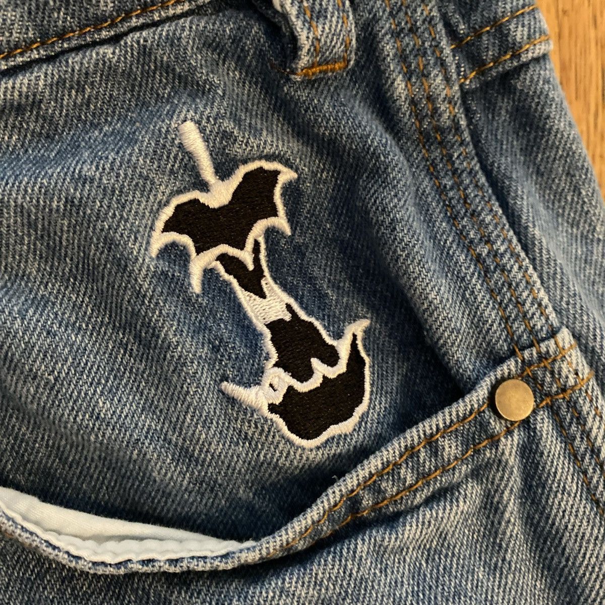 Butter Goods Butter Goods Baggy “Critter” Denim Size US 36 / EU 52 - 8 Thumbnail