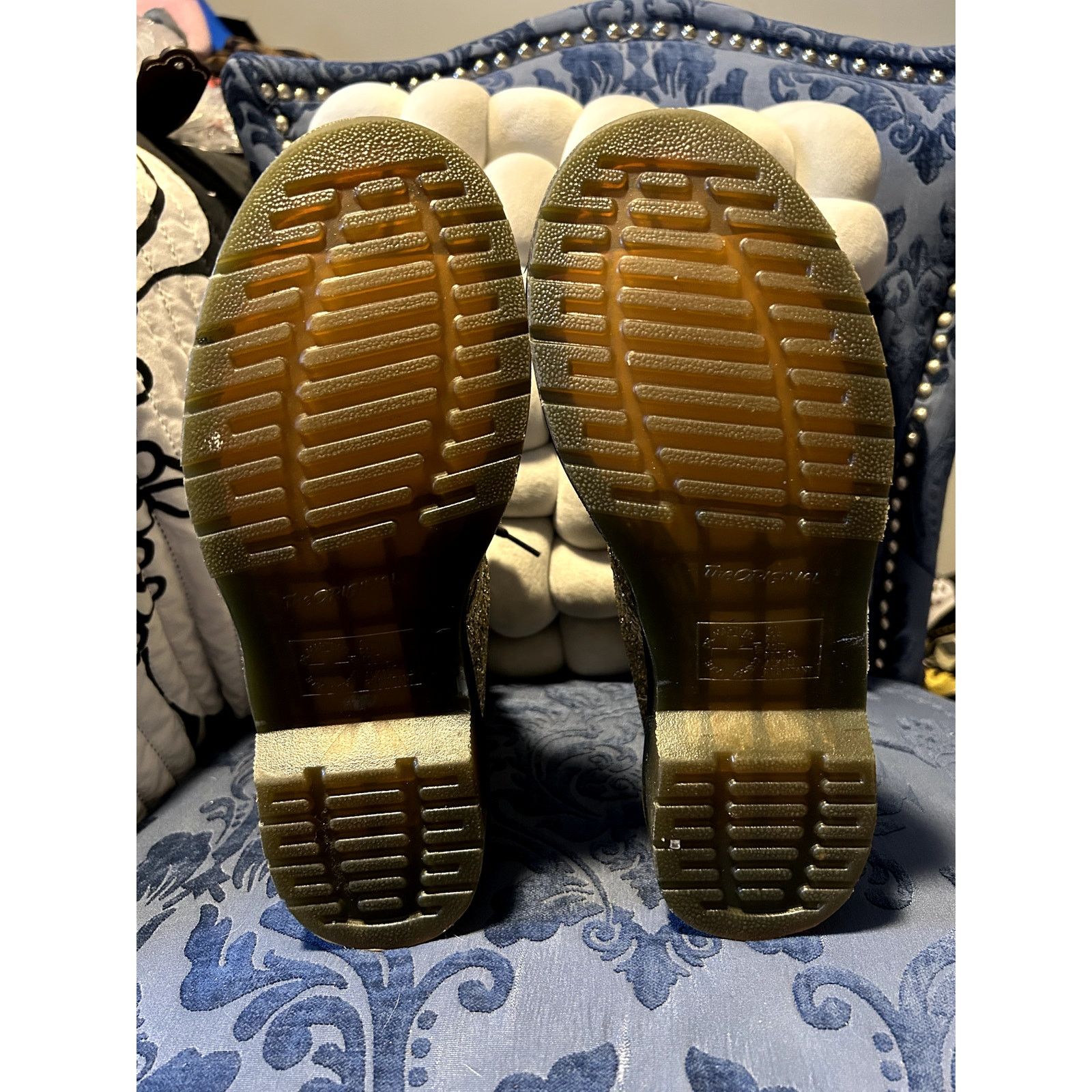 Dr. Martens Dr Martens Farrah Gold Chunky Glitter Size 7/EU 38 Size US 7 / IT 37 - 6 Thumbnail
