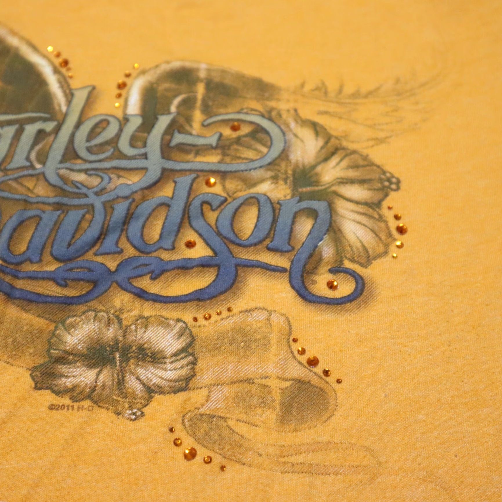 Harley Davidson Harley-Davidson Shirt Women XL Orange T-Shirt Motorcycle Virginia 90s? Size XL / US 12-14 / IT 48-50 - 4 Thumbnail