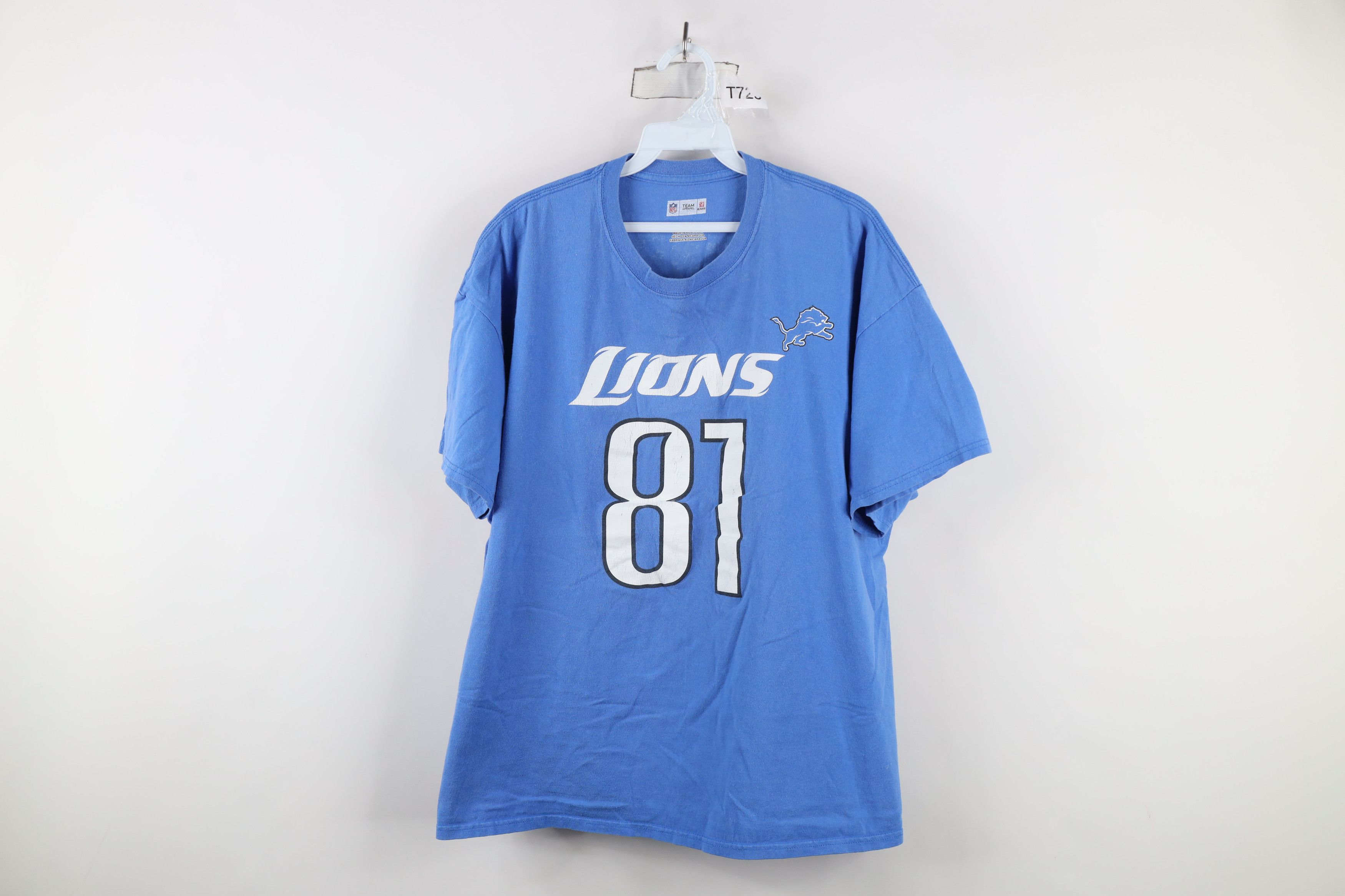 Vintage Vintage Y2K NFL Johnson Lions Football Jersey T-Shirt Size US XL / EU 56 / 4 - 1 Thumbnail
