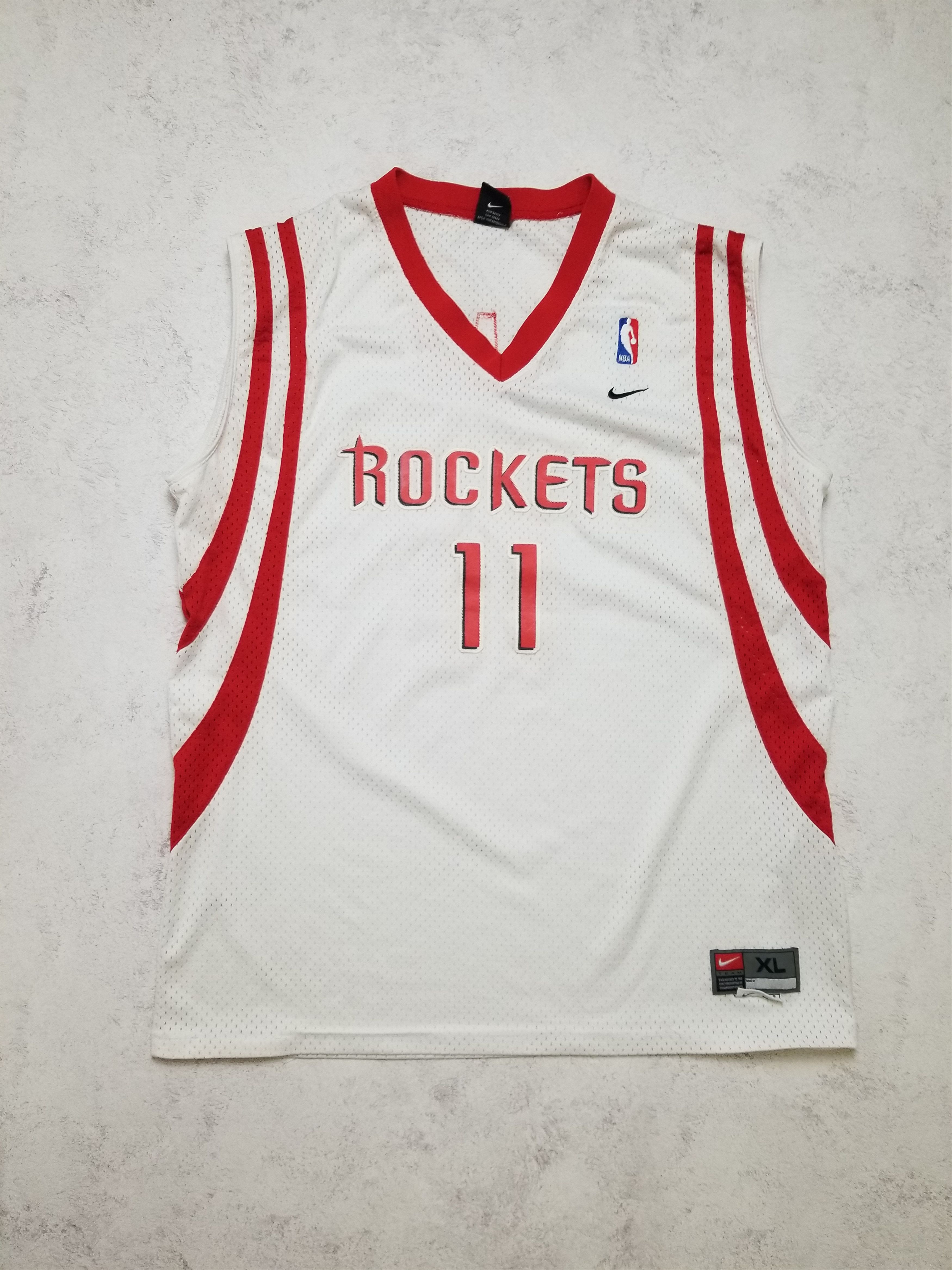 Nike Vintage Houston Rockets Yao Ming 11 White Swingman Jersey Size US XL / EU 56 / 4 - 1 Thumbnail