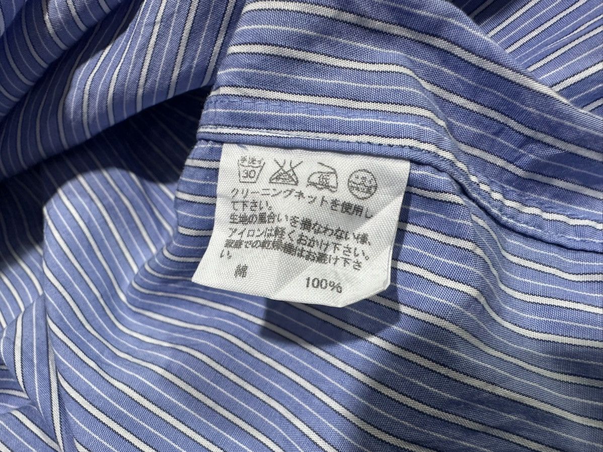 Issey Miyake 🔥Rare Vintage Zucca Issey Miyake High Collar Striped Shirt Size US M / EU 48-50 / 2 - 9 Thumbnail