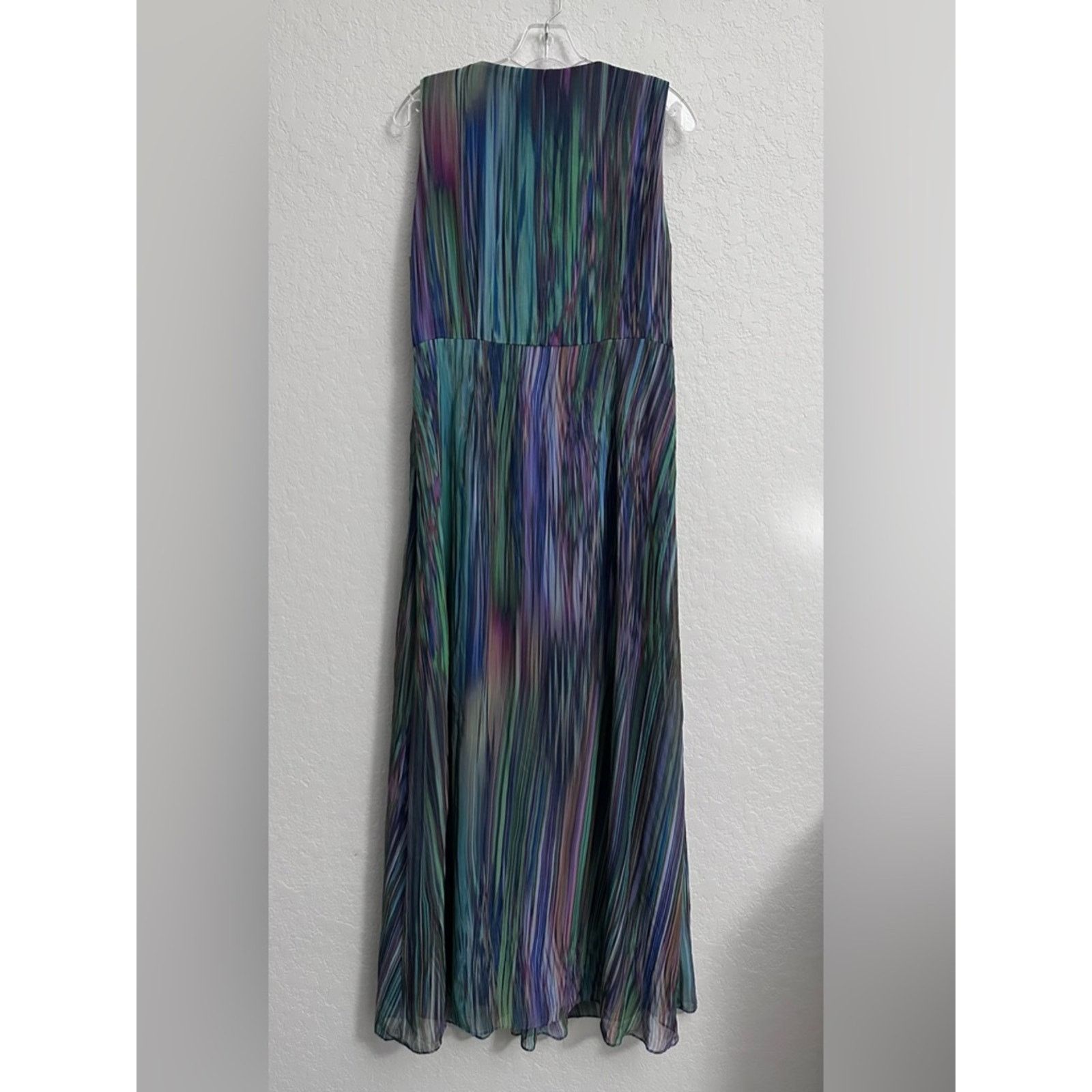 Coldwater Creek Coldwater Creek Women Chiffon Maxi Full V Neck Dress Size 14 Size XL / US 12-14 / IT 48-50 - 7 Thumbnail