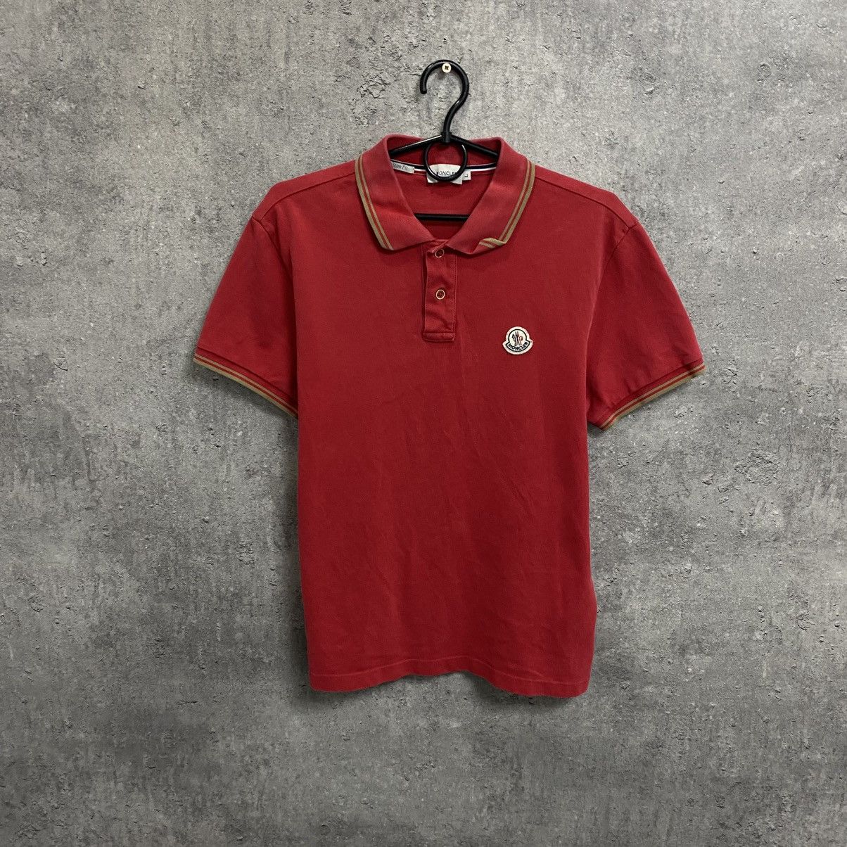 Moncler Moncler Polo T-shirt Size US L / EU 52-54 / 3 - 1 Thumbnail