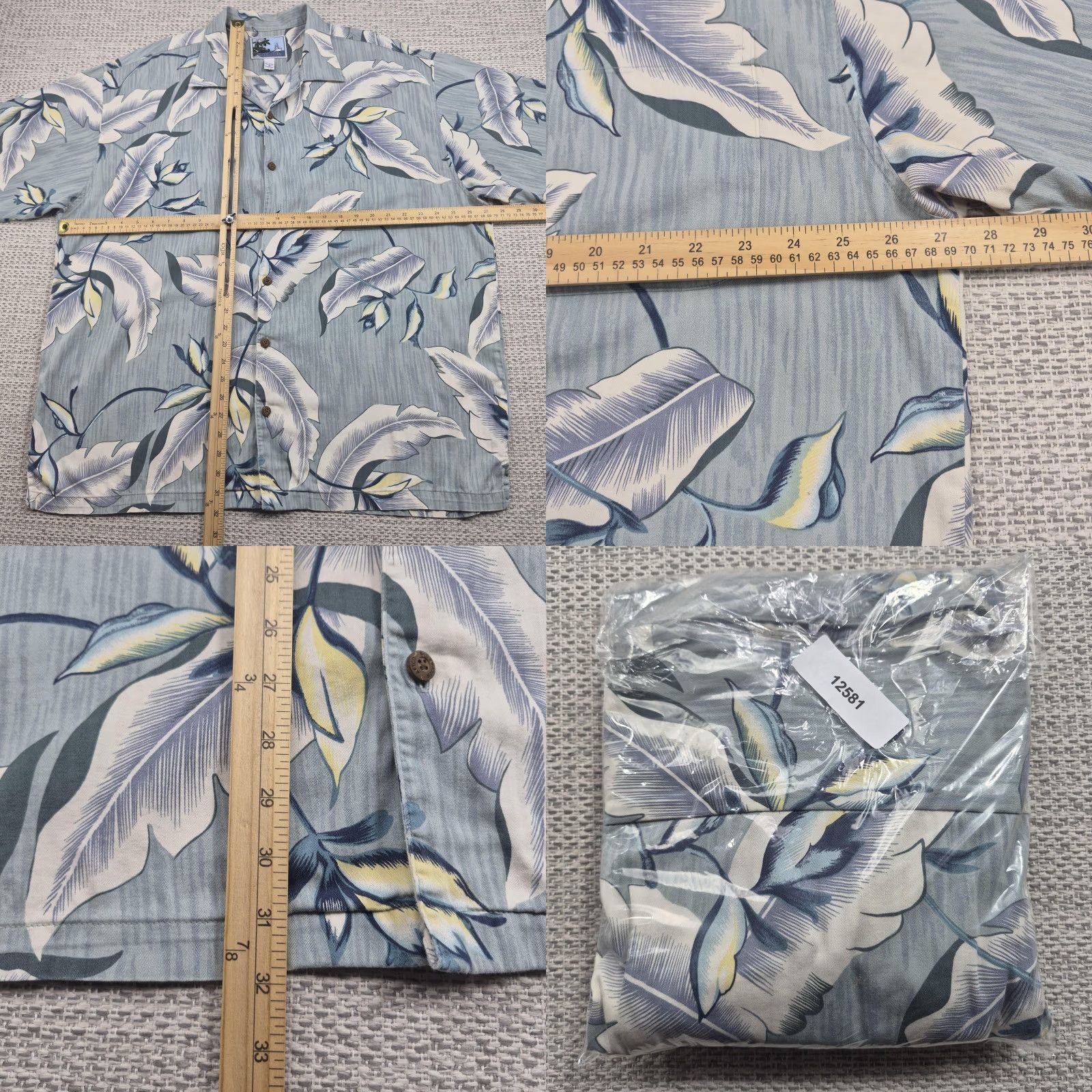 Vintage VTG AFTCO Bluewater Hawaiin Shirt Mens 2XL Button Up Aloha Floral Camp Casual Size US XXL / EU 58 / 5 - 8 Thumbnail
