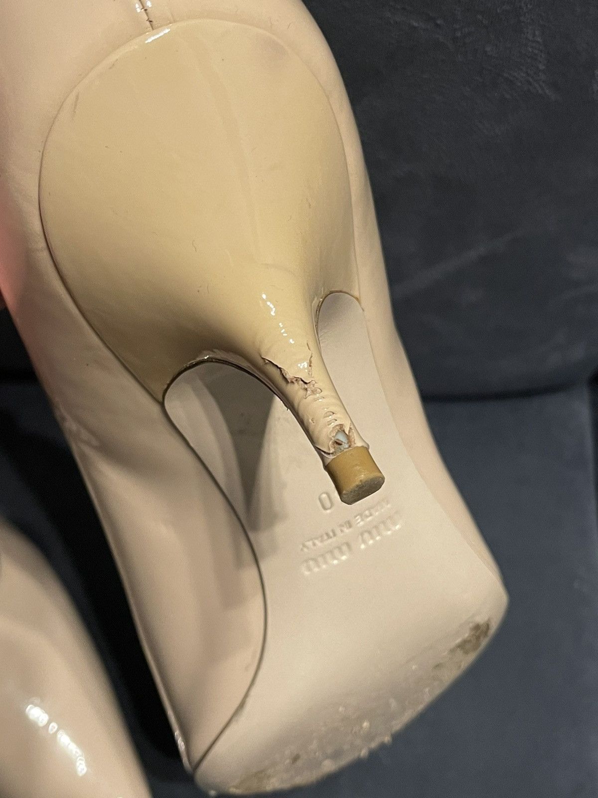 Miu Miu Miu Miu nude heels Size US 9.5 / IT 39.5 - 13 Thumbnail