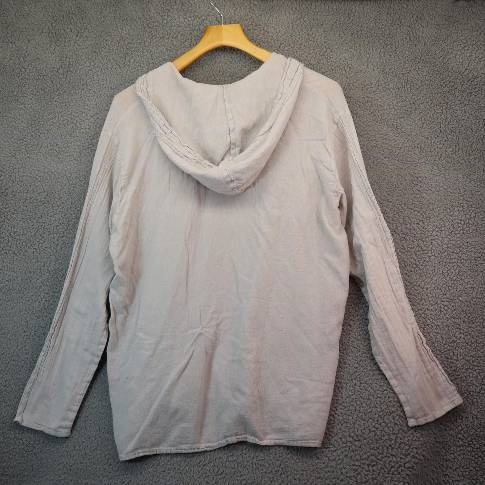 Other Cotton Collection Women Medium Cotton Tunic Hoodie Boho Size M / US 6-8 / IT 42-44 - 8 Thumbnail
