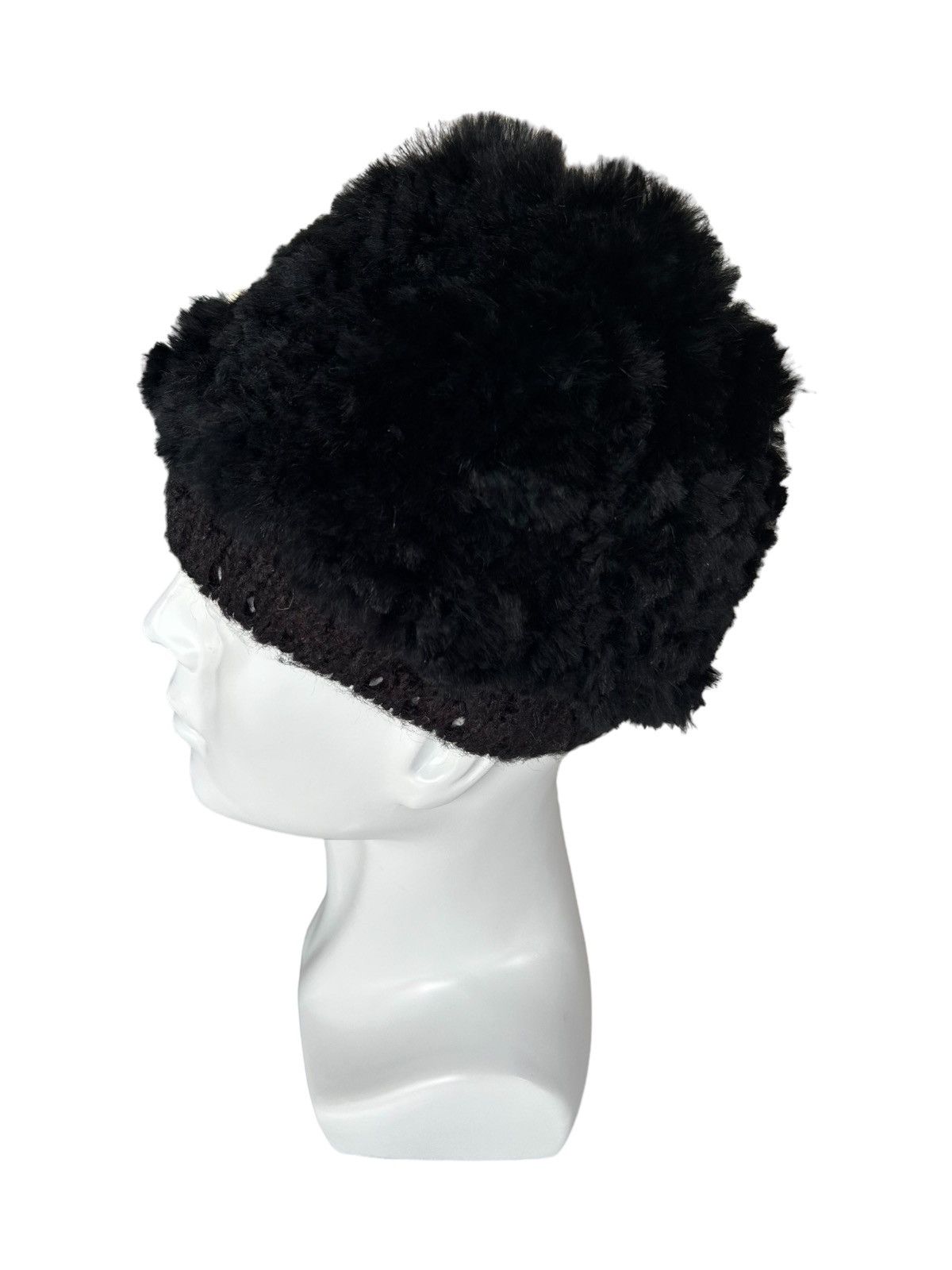 14th Addiction × 20471120 × Japanese Brand Punk Bondage style Mohair Fake hair Beanie Hats Size ONE SIZE - 1 Thumbnail