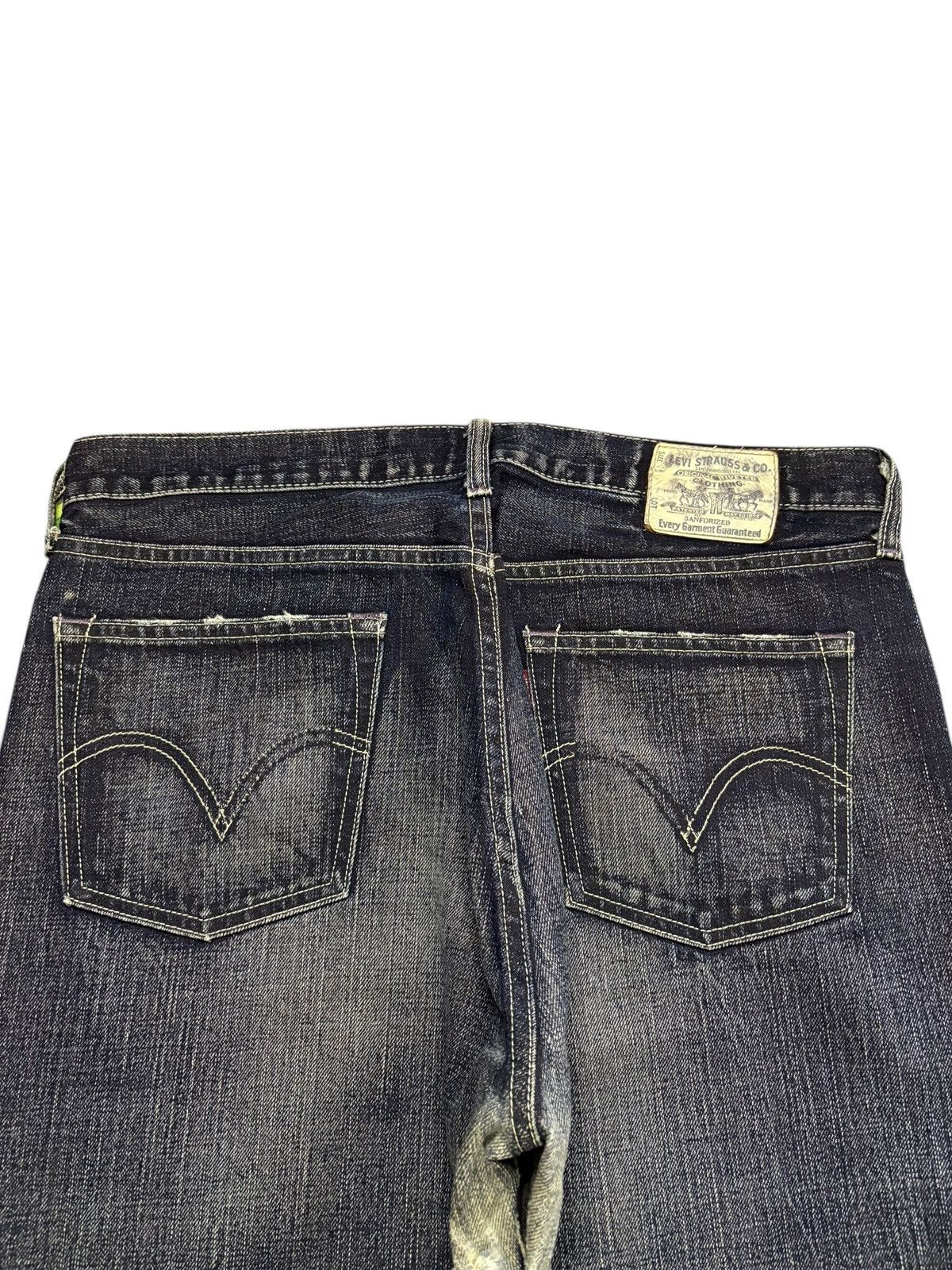 Levi's Vintage 90s Levis 503 Blue Wash Distressed Loose Baggy Jeans Size US 36 / EU 52 - 8 Thumbnail