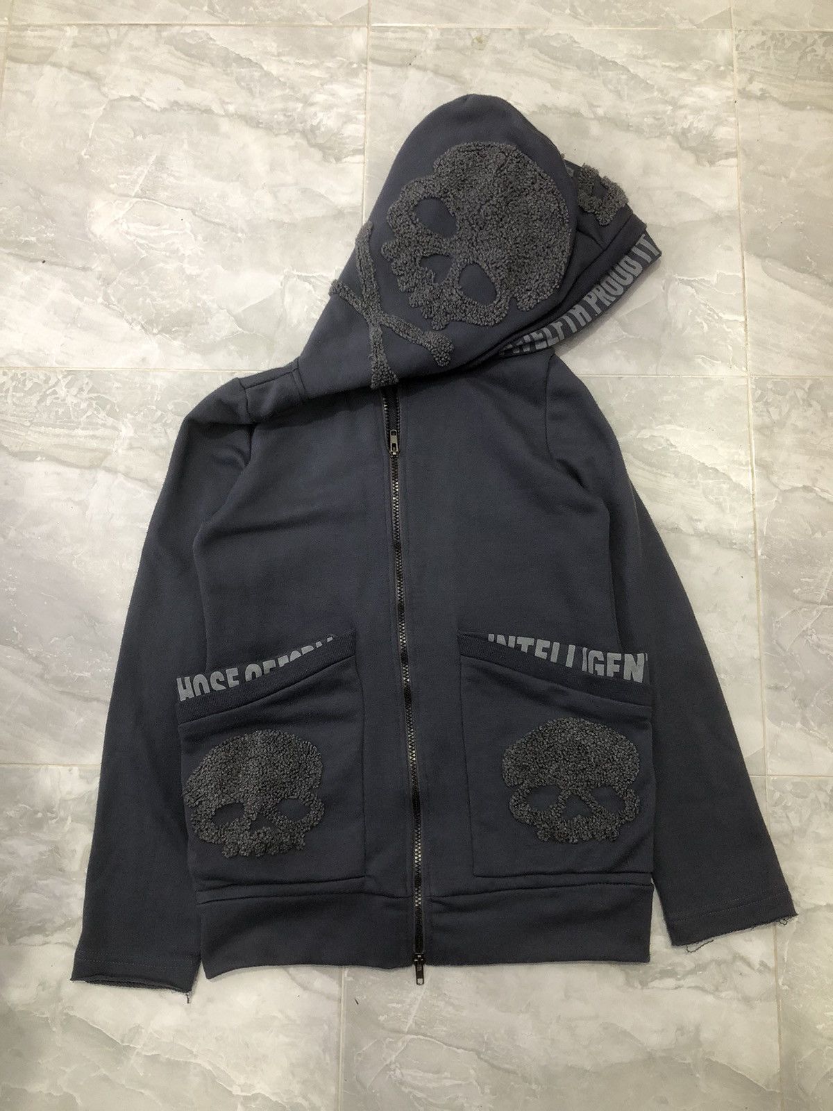 Hysteric Glamour Skull Hoodie | Grailed