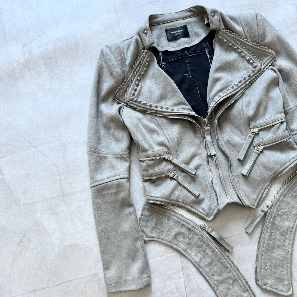 Hysteric Glamour × Undercover 00s Military Zipper Jacket Japan Napoleon Rick Owens Vibe Size S / US 4 / IT 40 - 8 Thumbnail