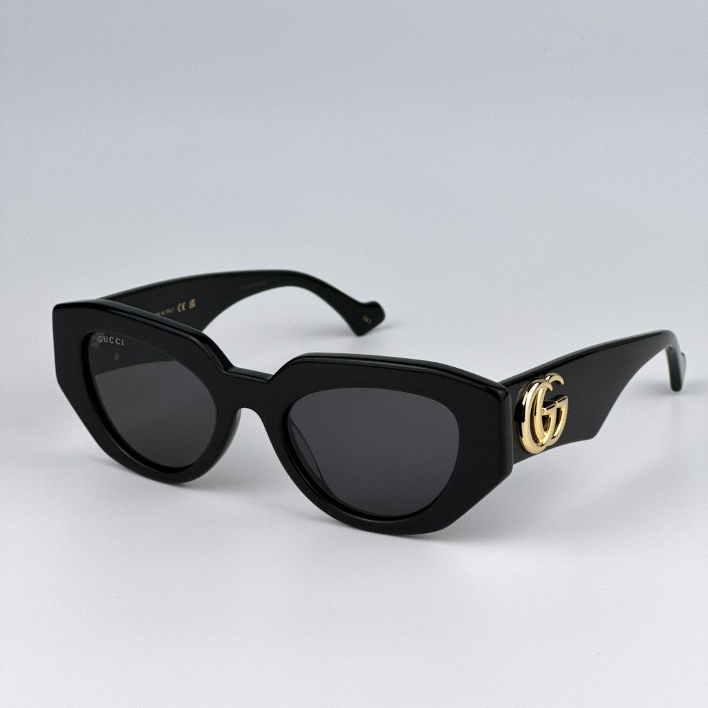 Gucci NEW Gucci GG1544S 002 Burgundy Brown Women Oval Sunglasses Size ONE SIZE - 1 Thumbnail