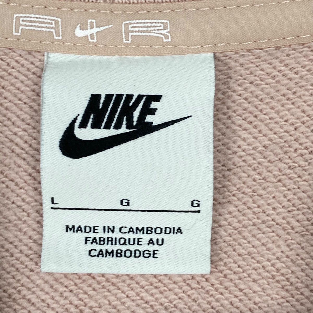 Other Vintage Nike Air Sweatshirt Highneck Pink Embroidery Size L Size US L / EU 52-54 / 3 - 6 Thumbnail