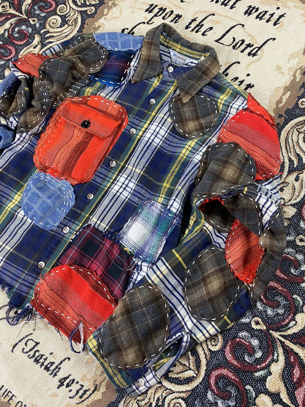 Vintage Fused Multi-Plaid [ PAIN ✞ ] Size US S / EU 44-46 / 1 - 2 Thumbnail