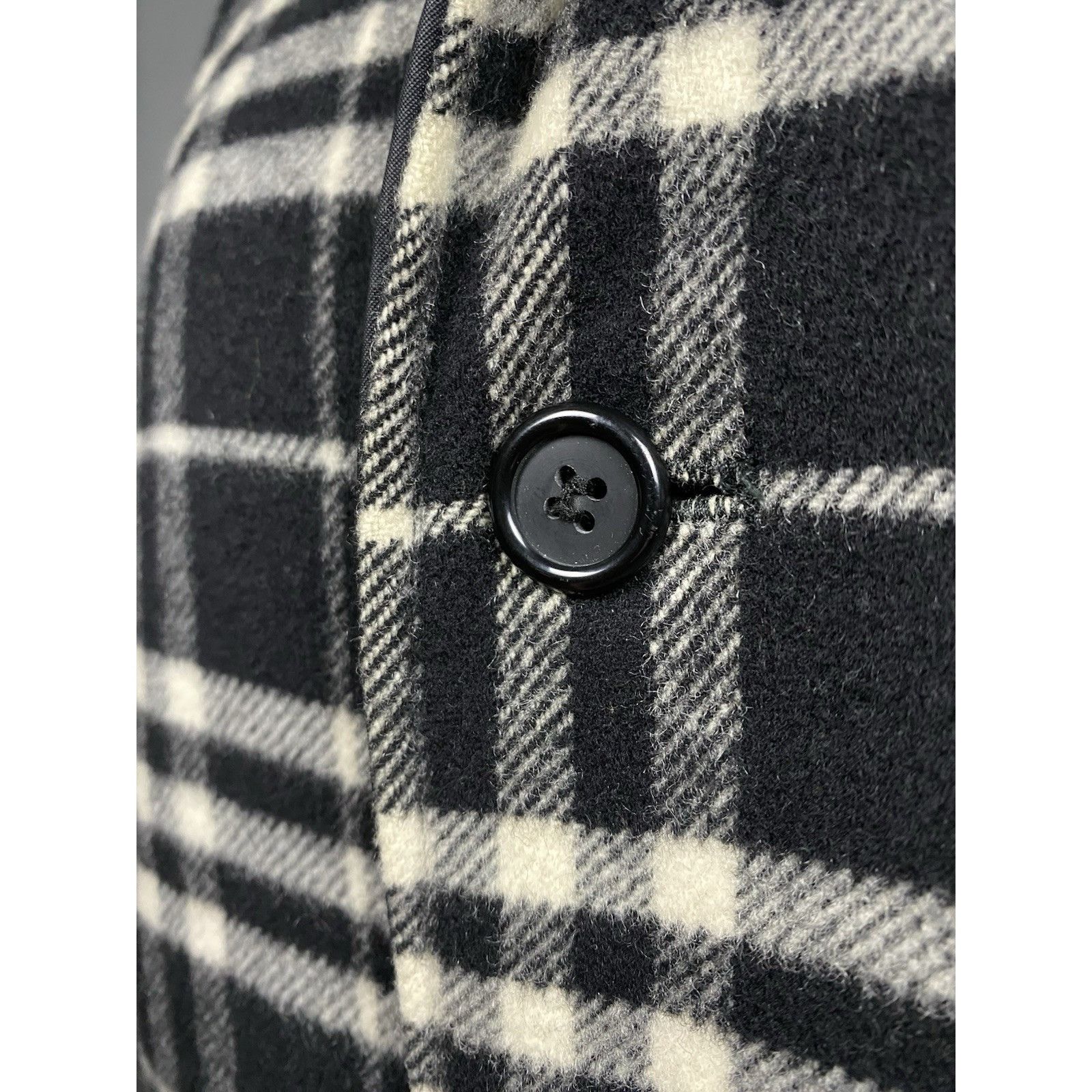 Burberry Burberry Nova Check Women's Black Wool Cashmere Reversible C Size XXL / US 16-18 / IT 52-54 - 11 Thumbnail