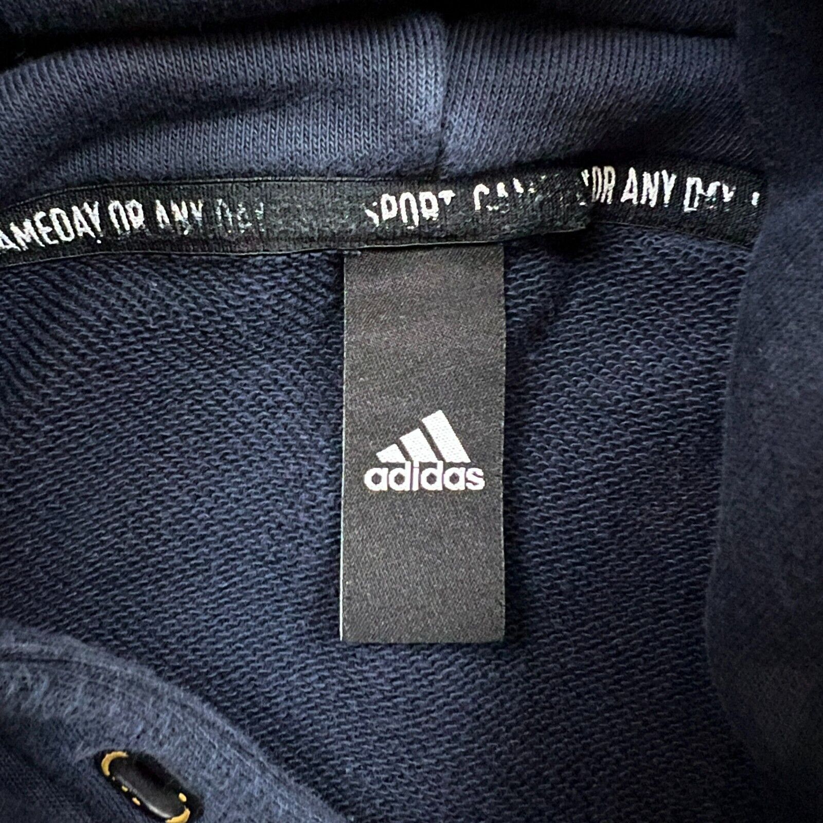 Adidas × Vintage Adidas Hoodie Large Essentials Pullover Hooded Sweatshirt Size US L / EU 52-54 / 3 - 5 Thumbnail