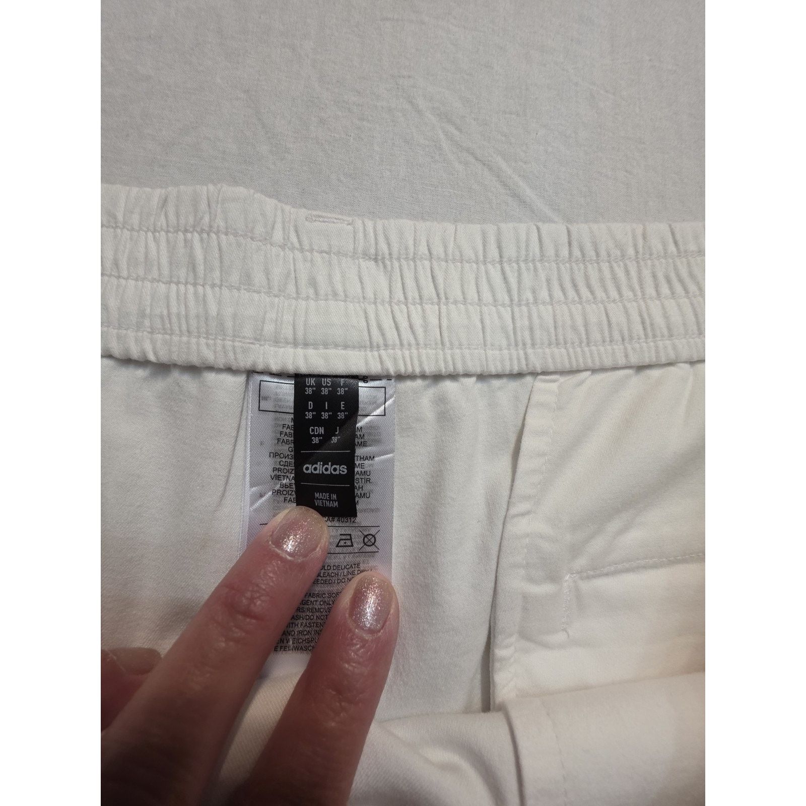 Adidas Adidas White Men's Size 38 Waist Golf Shorts Size US 38 / EU 54 - 5 Thumbnail