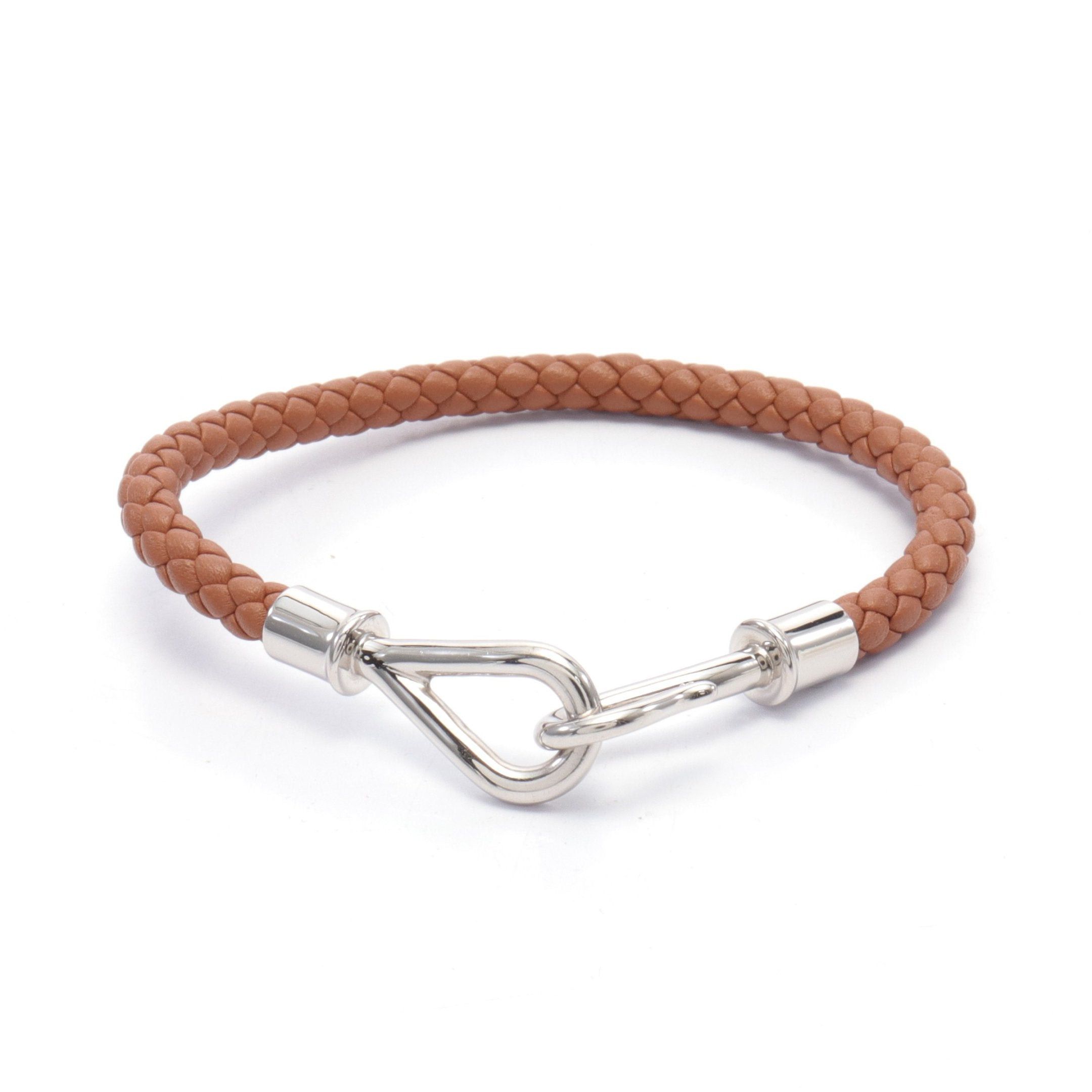 Hermes Hermes Jumbo Bracelet Leather Gp Brown Gold Size ONE SIZE - 1 Thumbnail