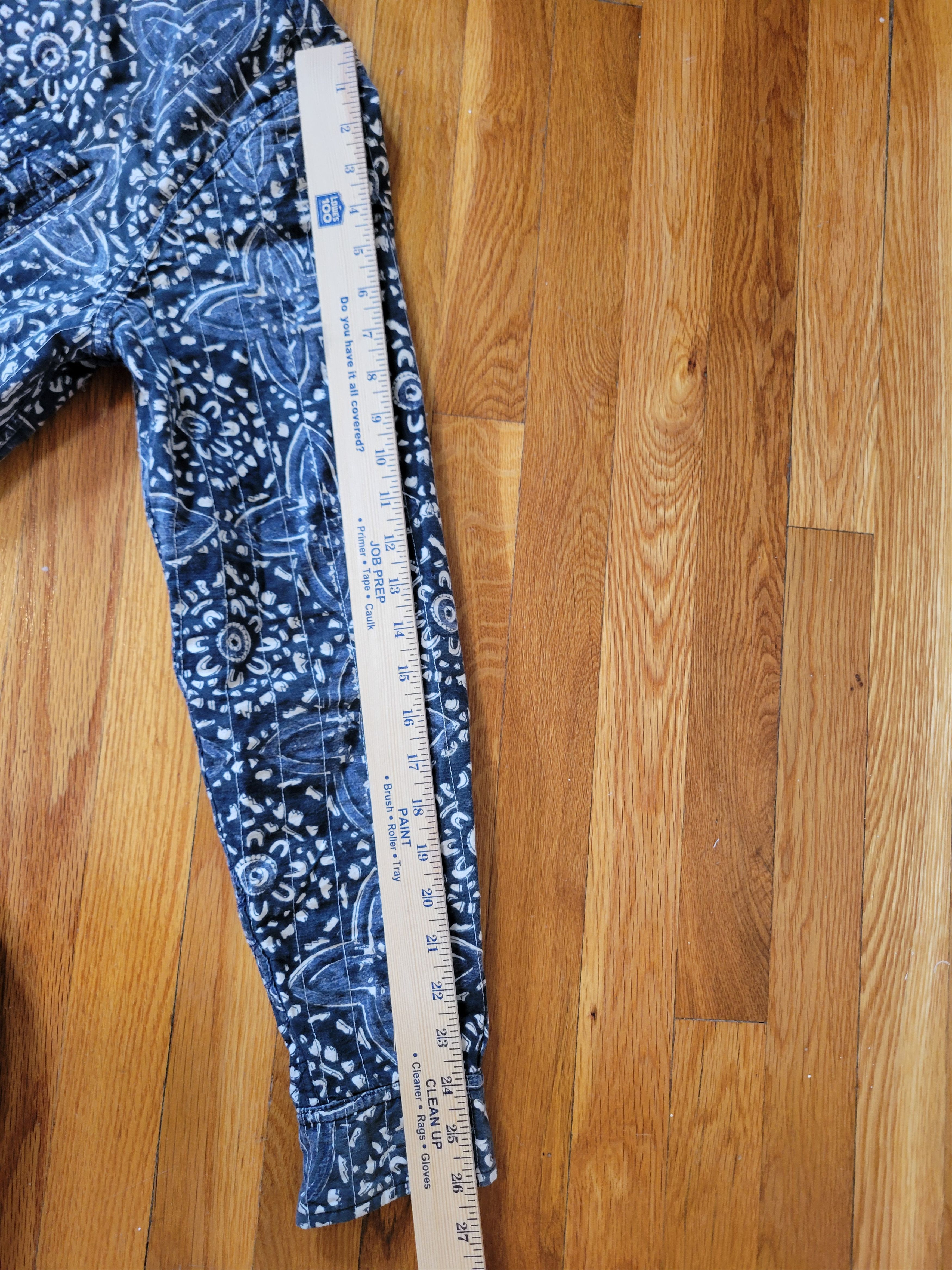 18 East Claremont Jacket Blue Block Print Size US M / EU 48-50 / 2 - 3 Thumbnail