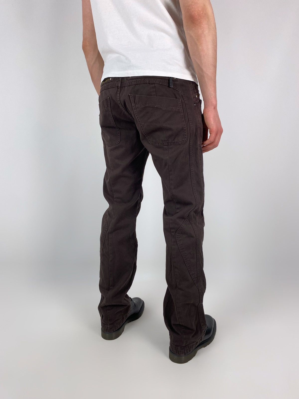 Diesel Y2K Diesel 3D Cut Dyed Brown Multipocket Pants 34X34 Size US 34 / EU 50 - 2 Thumbnail
