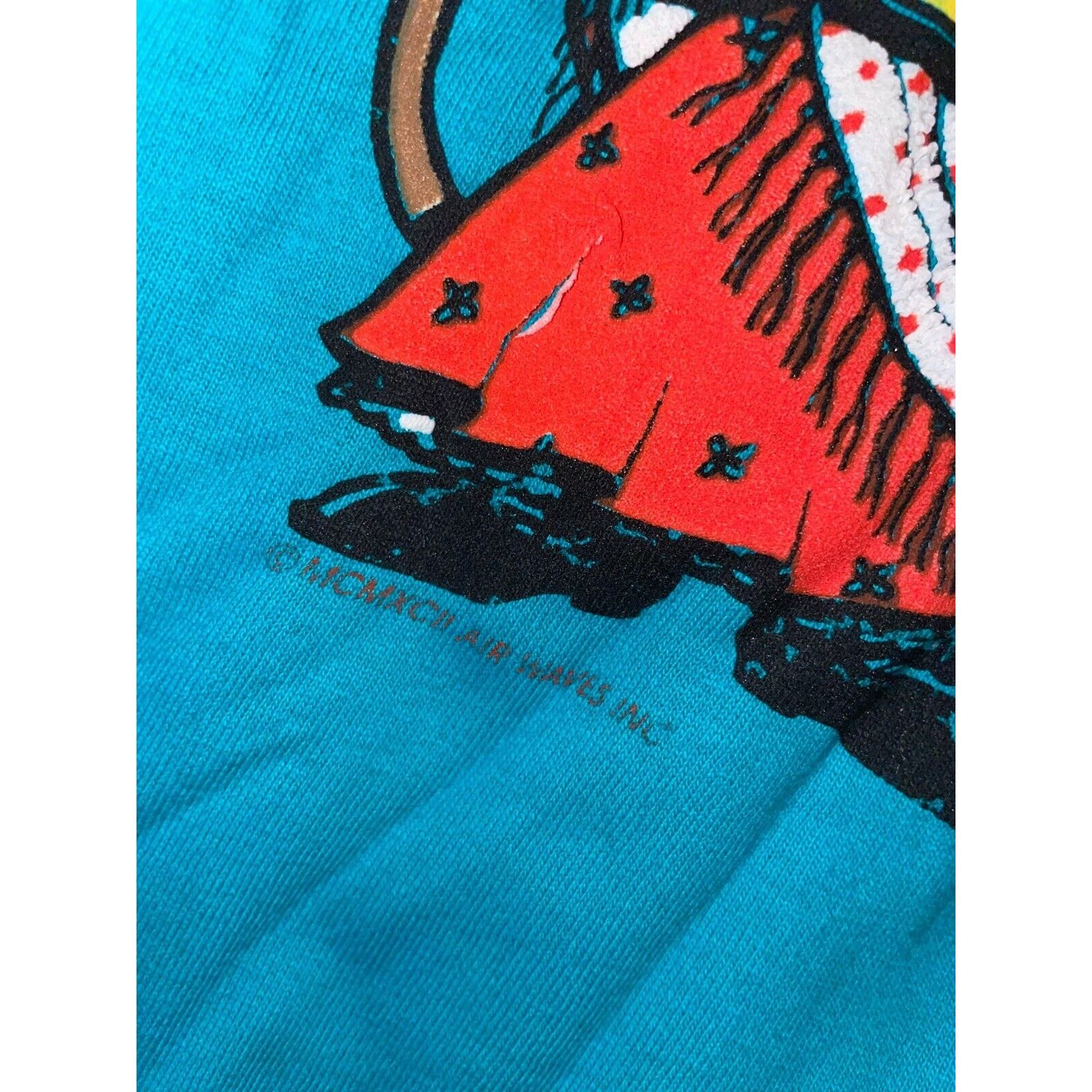 Jerzees Vintage Mouse Christmas Shirt I Like Grandma Tee VTG 90s L Size US L / EU 52-54 / 3 - 5 Thumbnail