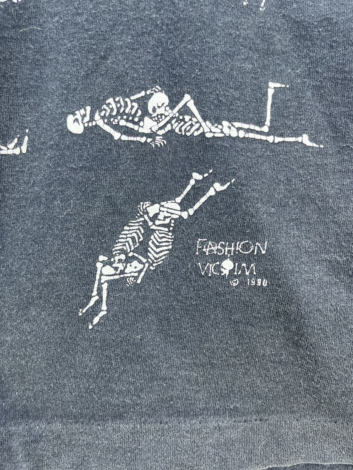 Fashion Victim × Vintage Fashion Victim Skulls 18sx Over Print Glow in The Dark Rare Size US L / EU 52-54 / 3 - 7 Thumbnail