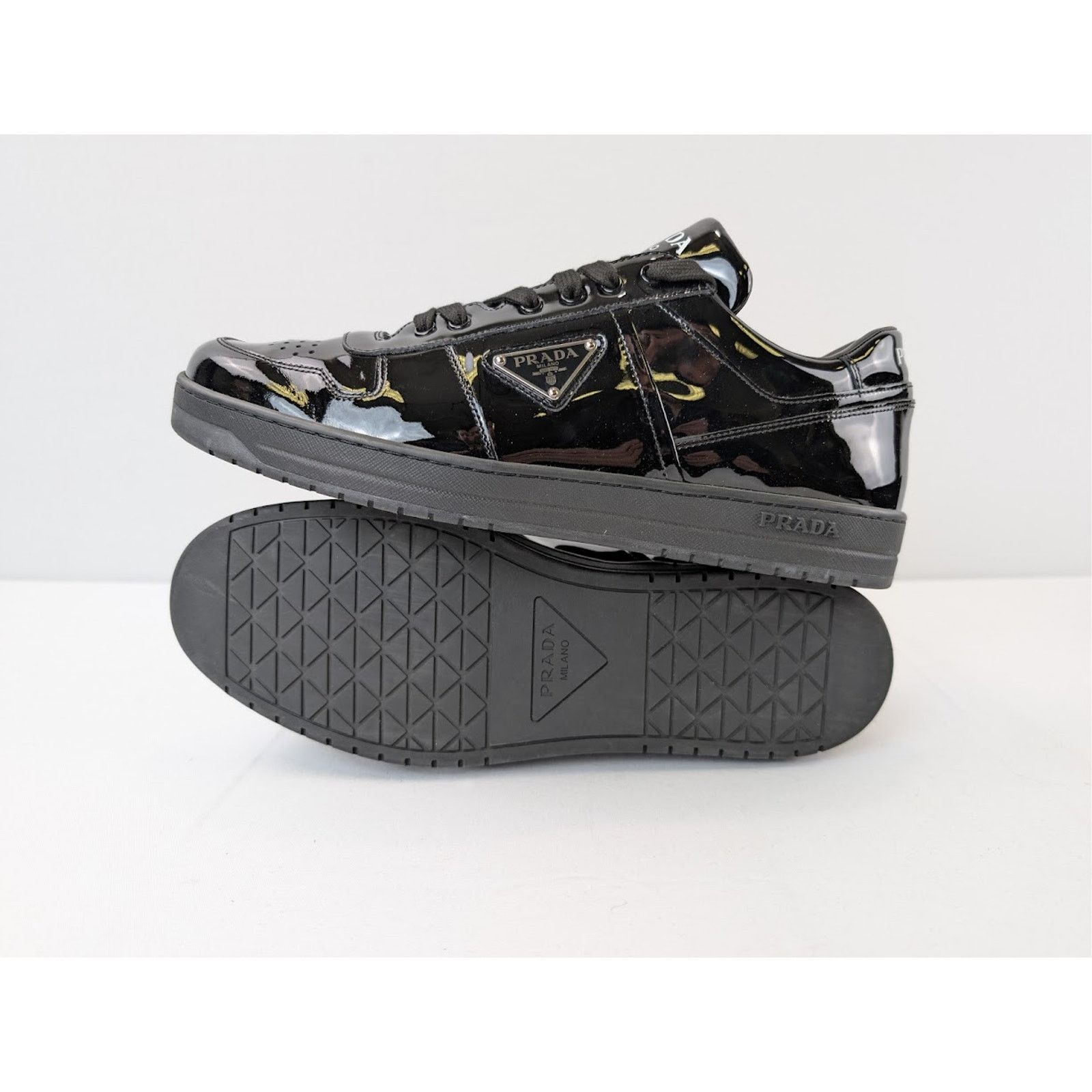 Prada o1rshd1 Calzature Uomo Low-Top Sneakers in Nero Size US 9 / EU 42 - 14 Thumbnail