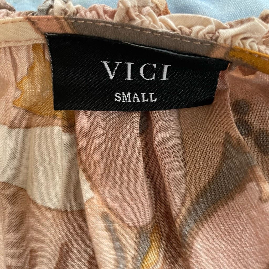 Other Vici Tomar Floral Peasant Top Terracotta Mocha Ivory S Size S / US 4 / IT 40 - 7 Thumbnail