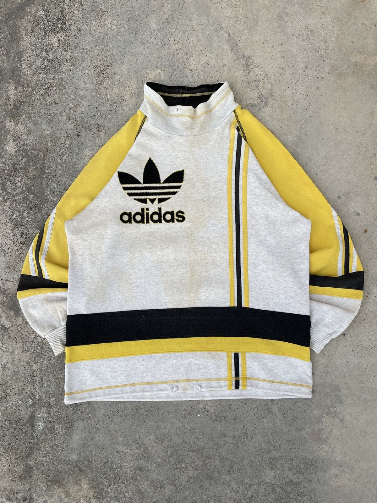 Vintage 90s Adidas Trefoil Big Logo Sweatshirt
