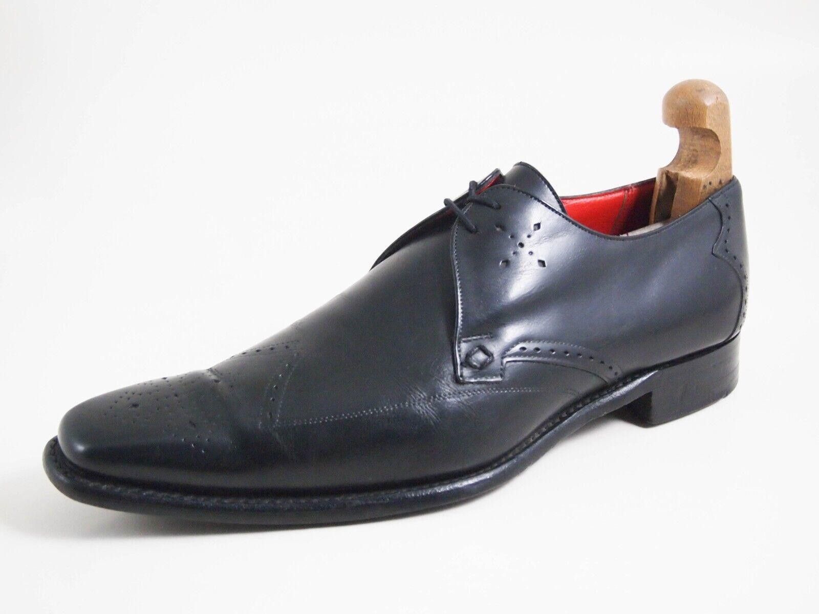 Designer Jeffery West Wingtip Brogue Black Leather US 10 EU 43 Size US 10 / EU 43 - 1 Thumbnail