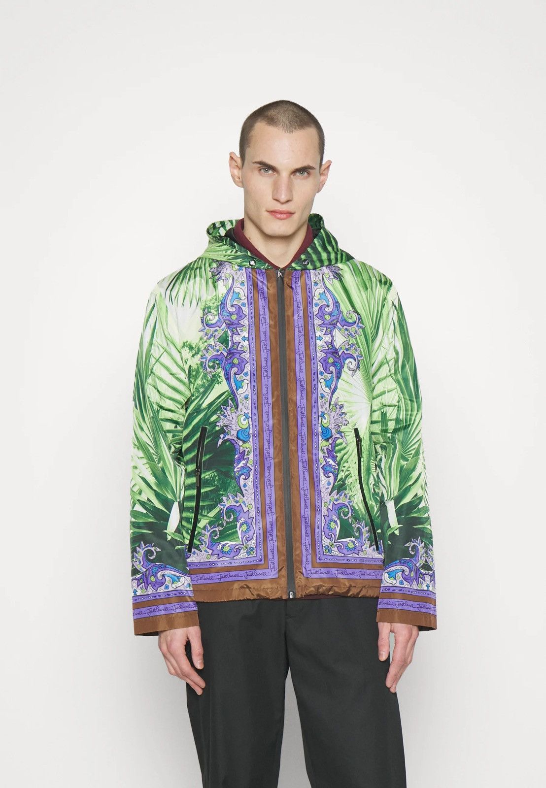 Just Cavalli !DS! FW22 Just Cavalli Eden Foulard Summer Jacket Size US M / EU 48-50 / 2 - 3 Thumbnail