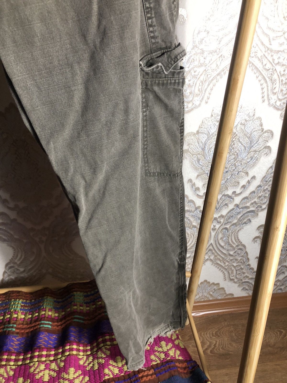 Nike × Vintage VERY RARE NIKE CARGO SWEATPANTS DENIM GORPCORE Y2K 90s DRILL Size US 32 / EU 48 - 12 Thumbnail