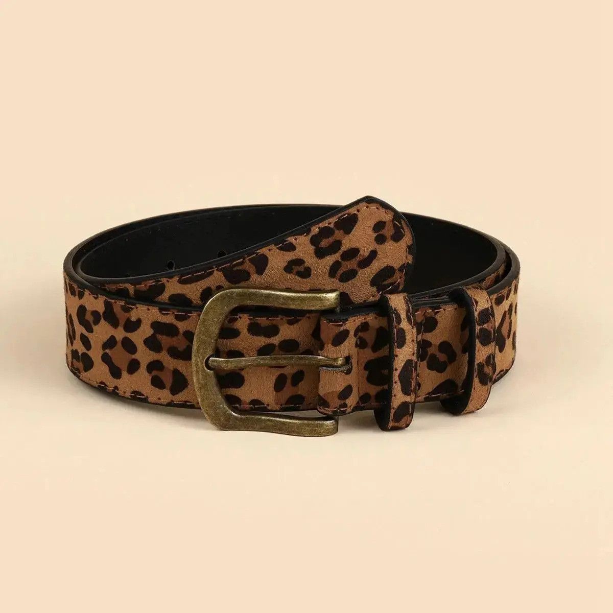 Japanese Brand 2000s leopard cheetah print belt Size 32 - 1 Thumbnail