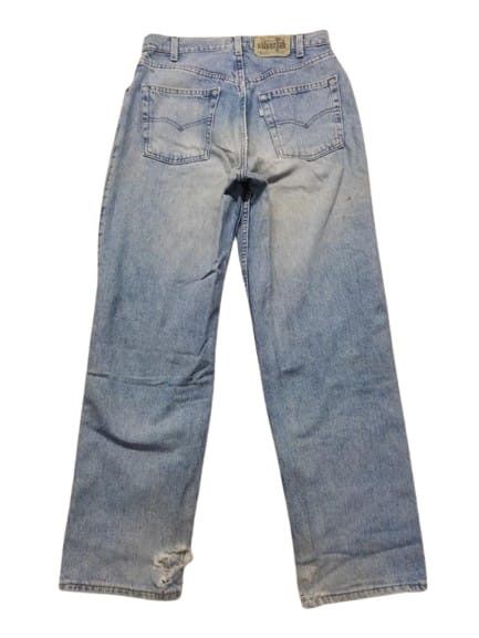 Levi's Vintage Clothing VINTAGE LEVIS SILVER TAB DISTRESSED JEANS MUD WASH FADED Size US 31 - 3 Thumbnail