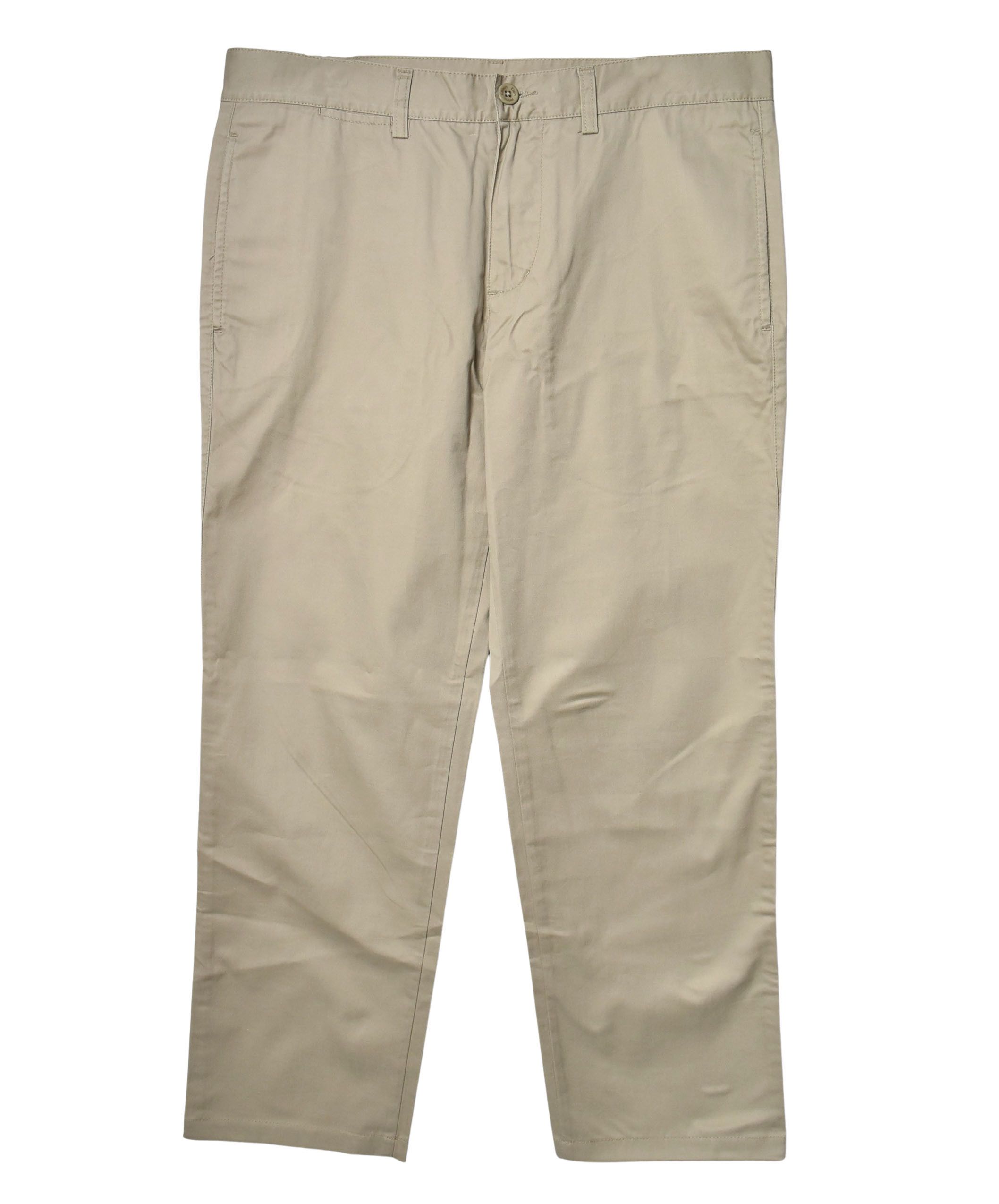 image of Calvin Klein Plain Chino Slacks Pants 23390 - 0490 50 in Ivory, Men's (Size 34)