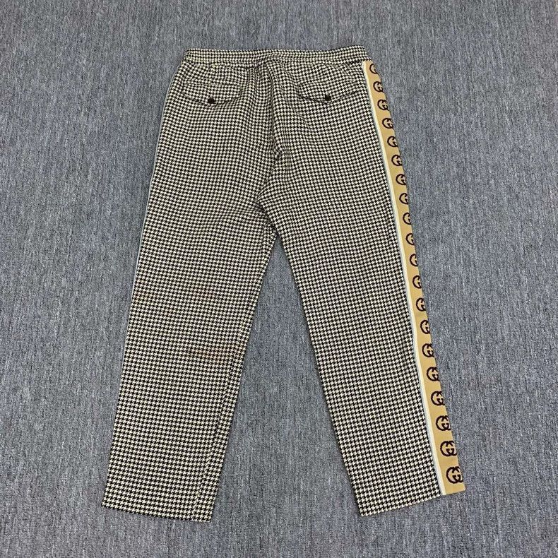 Gucci Gucci Gray Houndstooth Lounge Pants-2505 Size US 44 / EU 60 - 2 Thumbnail