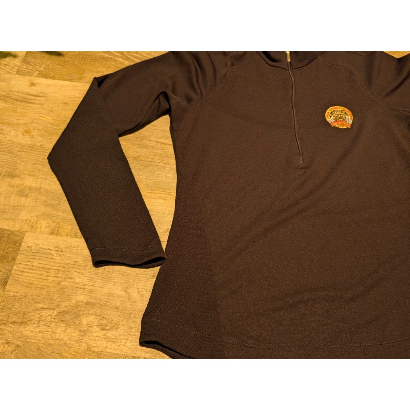 Nike VINTAGE Nike Dri-Fit Pullover Womens Small Black 1/4 Zip PGA Whistling Straits 2010 Golf Size S / US 4 / IT 40 - 4 Thumbnail