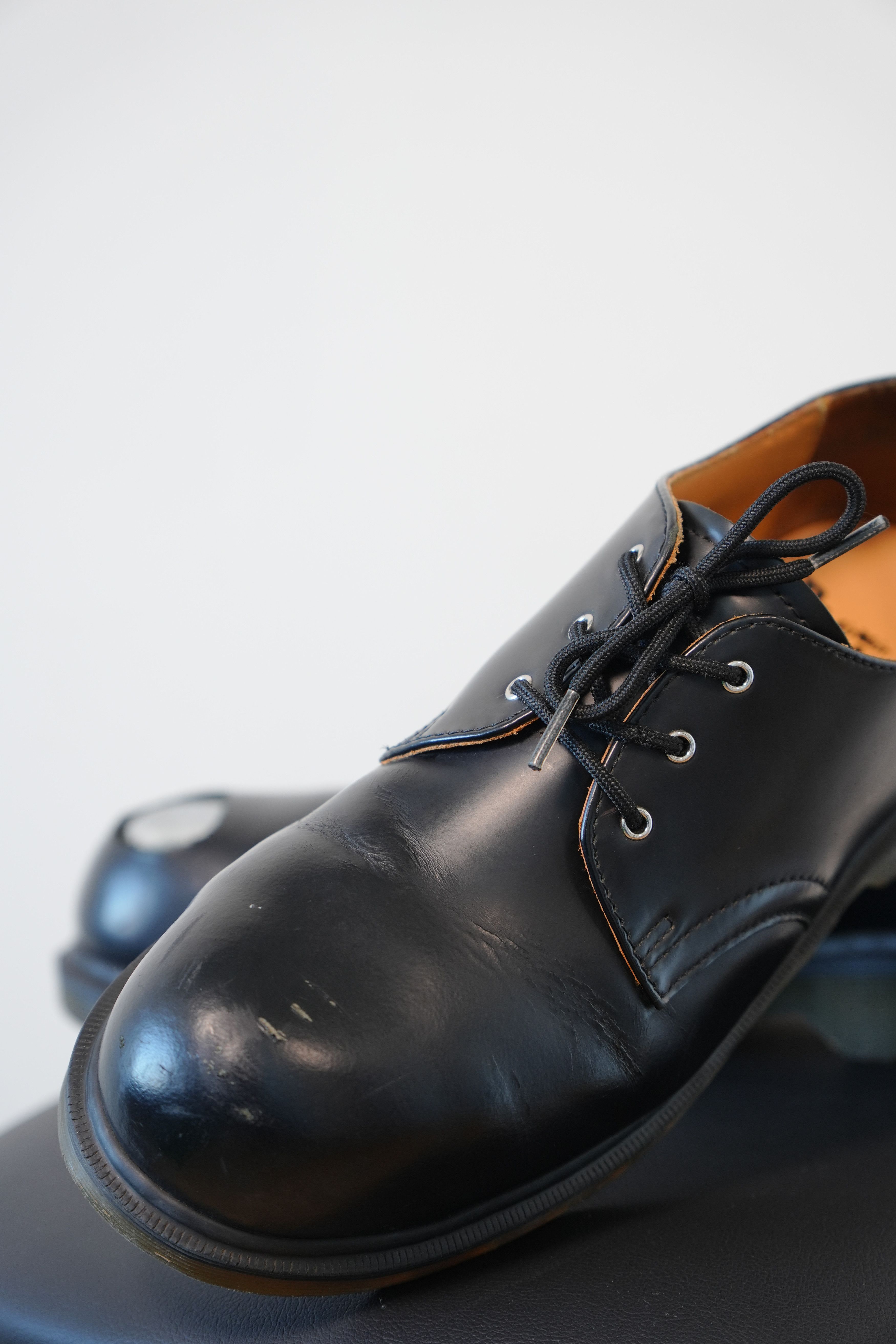 Dr. Martens × Raf Simons STEAL! Raf Simons X Dr. Martens steel toe leather shoe Size US 10 / EU 43 - 7 Thumbnail