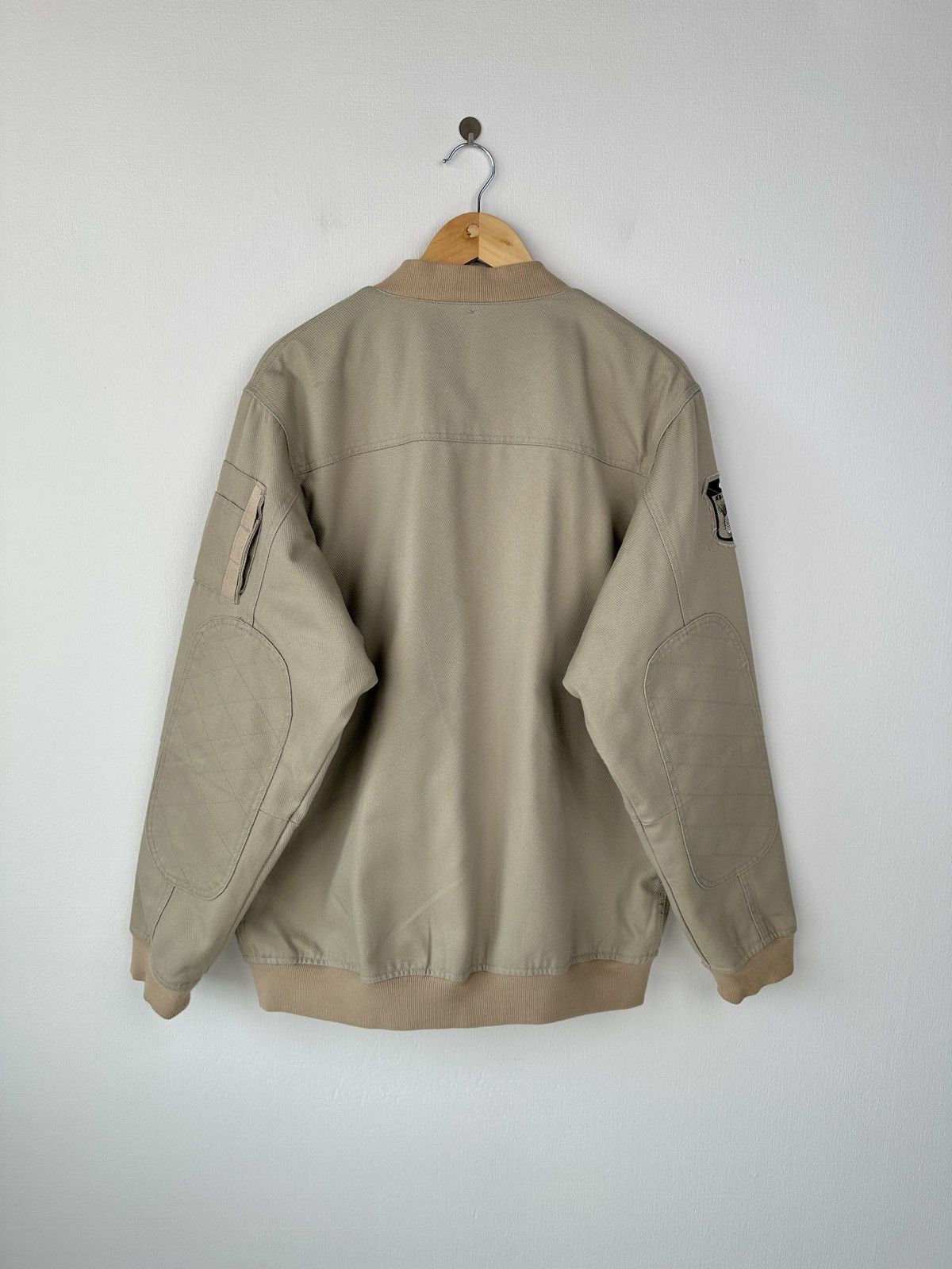 Oakley Vintage Y2K OAKLEY Military Bomber Jacket Beige Men’s size M Size US M / EU 48-50 / 2 - 2 Thumbnail