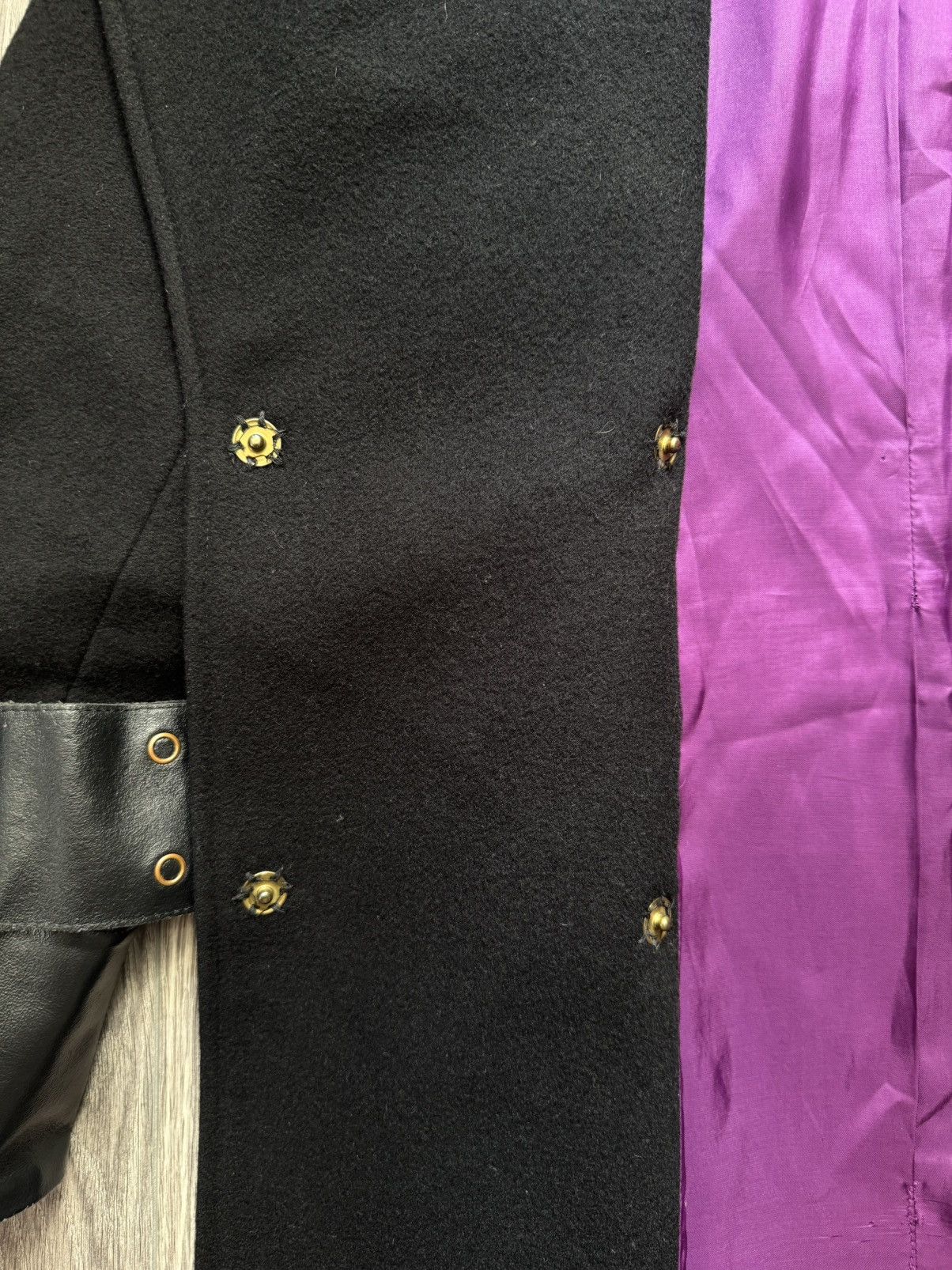 Dolce & Gabbana RARE Vintage Dolce & Gabanna wool/leather coat jacket XS Size XS / US 0-2 / IT 36-38 - 16 Thumbnail
