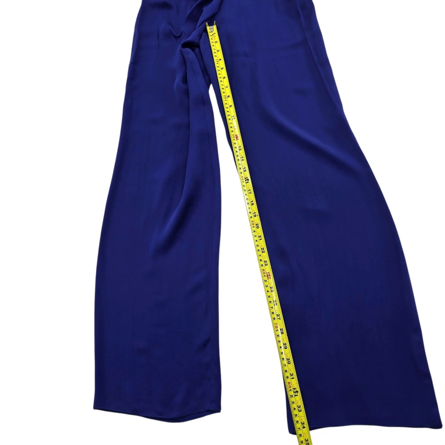 Giorgio Armani Giorgio Armani Women's Navy Wide Leg Silk Trousers 38 BNWT XS? Size ONE SIZE - 7 Thumbnail